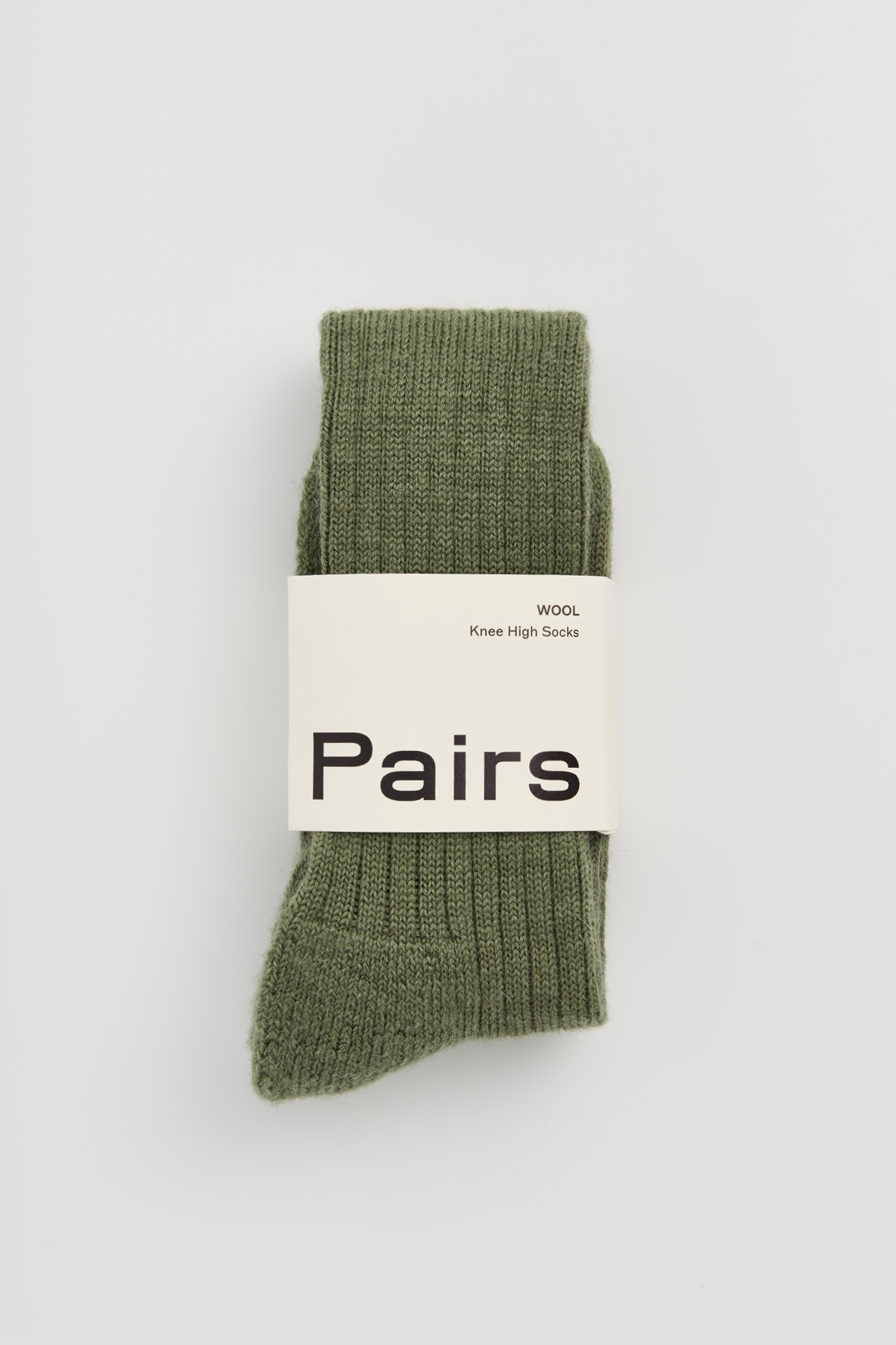 Glen Green Wool Knee High Socks: Glen Green / Medium (UK 8-10)