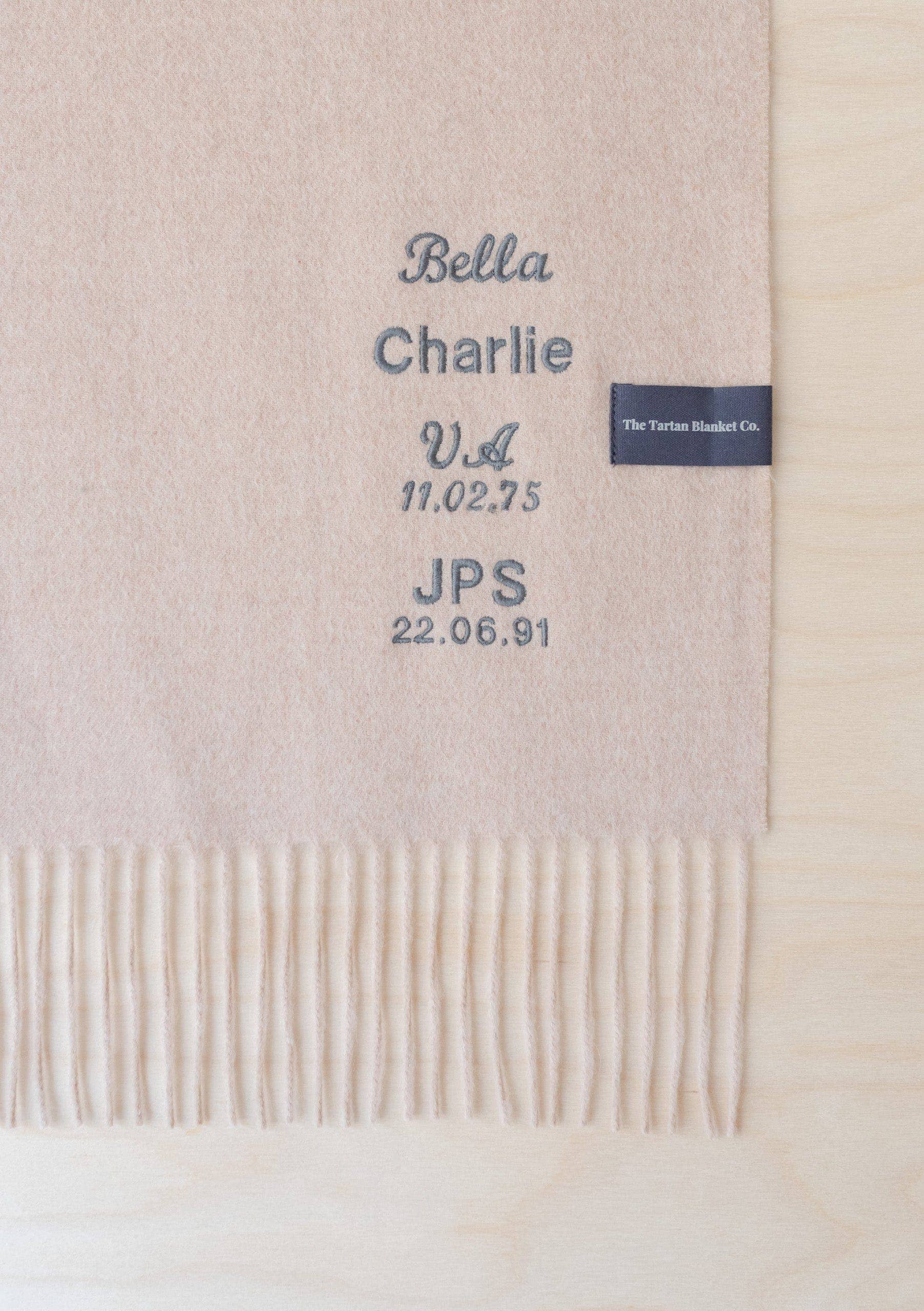 Lambswool Blanket in Camel - TBCo