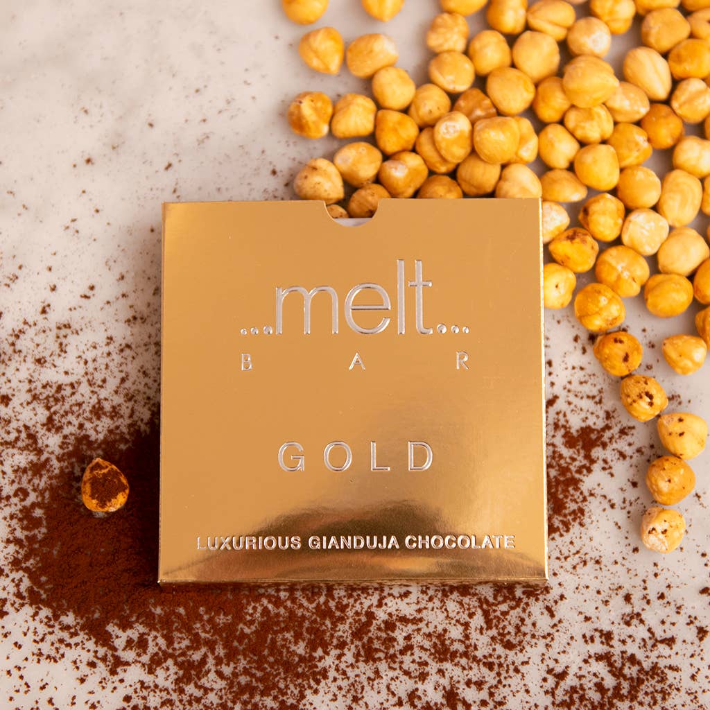 Gold Gianduja Chocolate Bar