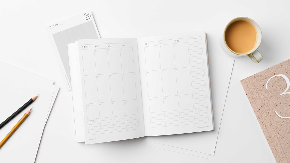 Kinshipped A5 Lay Flat 365 Undated Planner