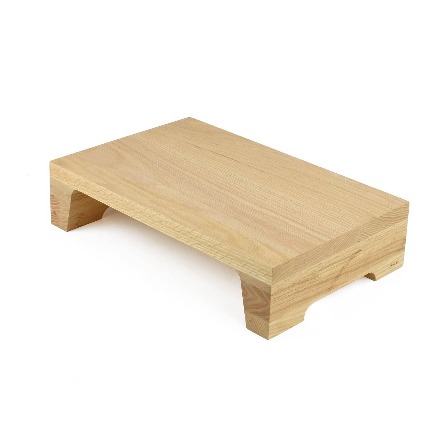 Solid Oak Display Stand Wooden Riser Countertop Stand Shelf