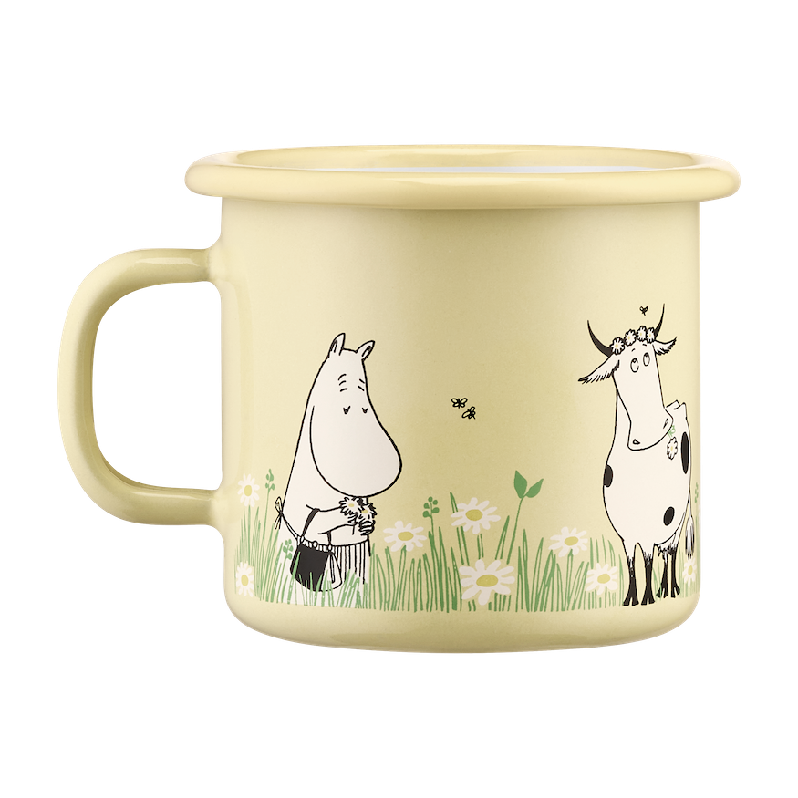 MUURLA | Moomin | Enamel Mug | Meadow | 0.25L