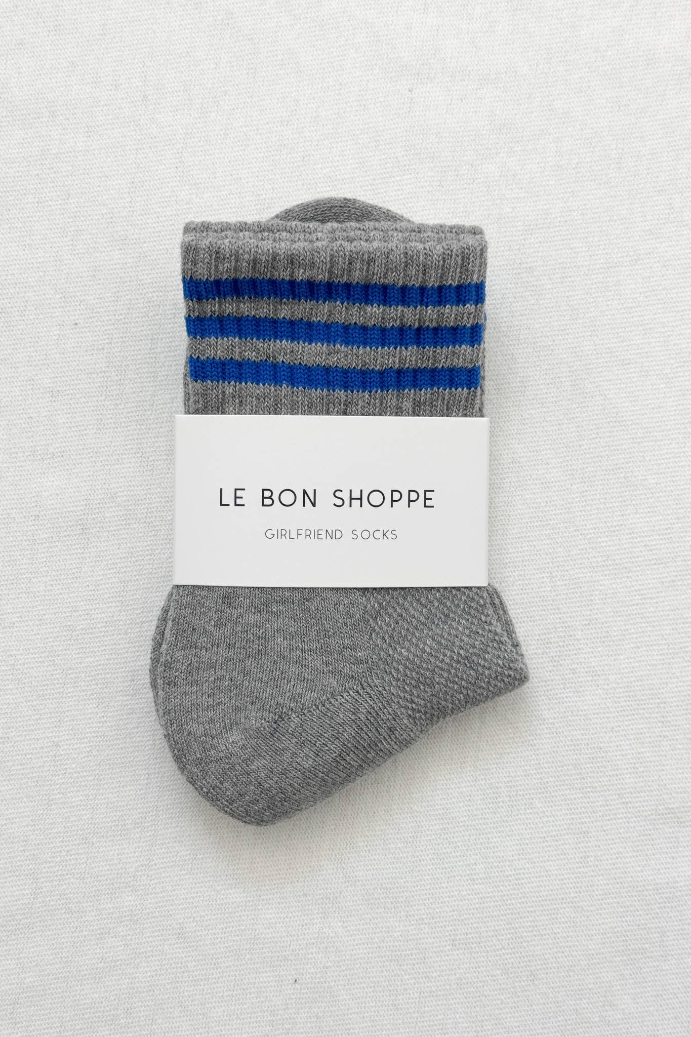 Girlfriend Socks Bright Grey - Le Bon Shoppe