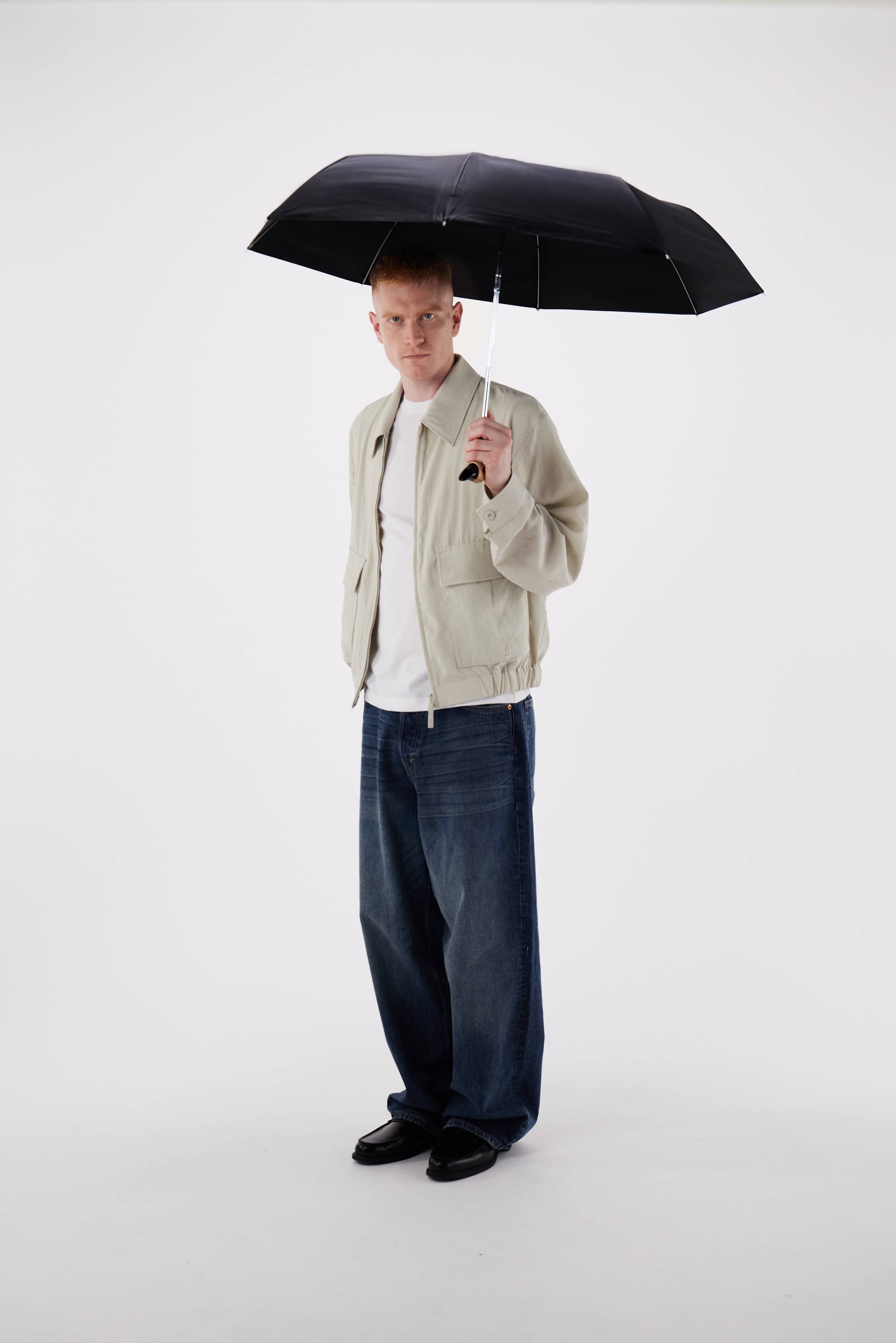 Classic Black Auto Open Eco-Friendly Duckhead Umbrella