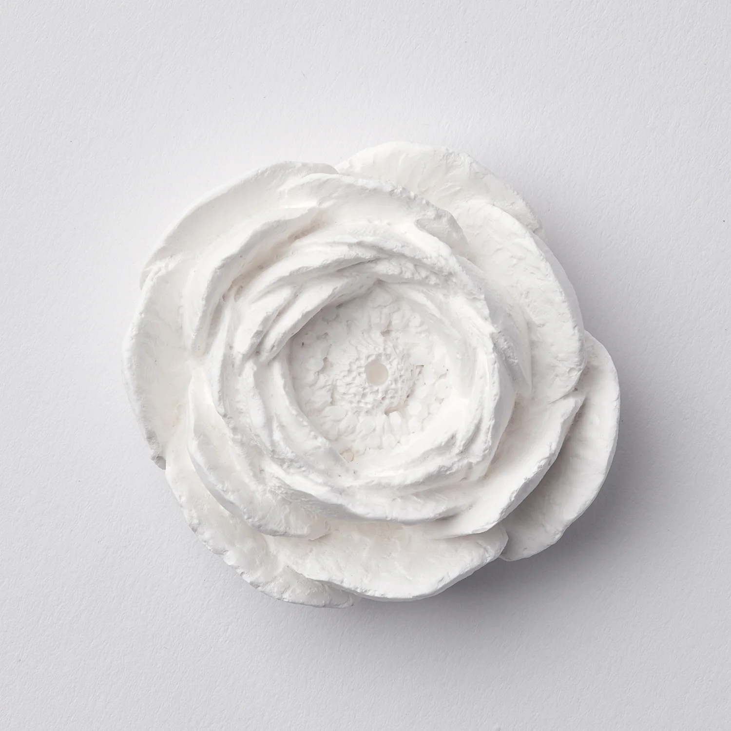 Plaster Incense Holder: Camellia Flower — Ballon