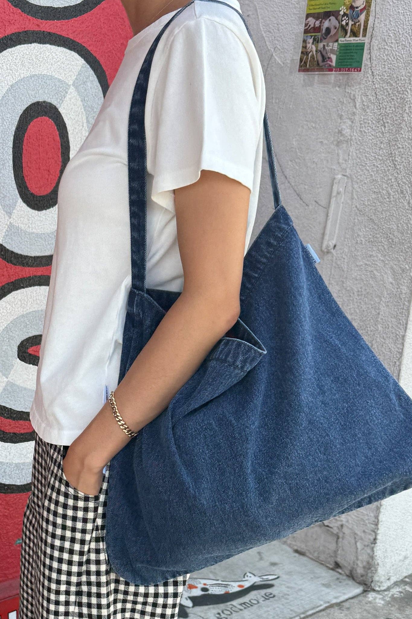 Happy Carry Bag Blue Denim - Le Bon Shoppe