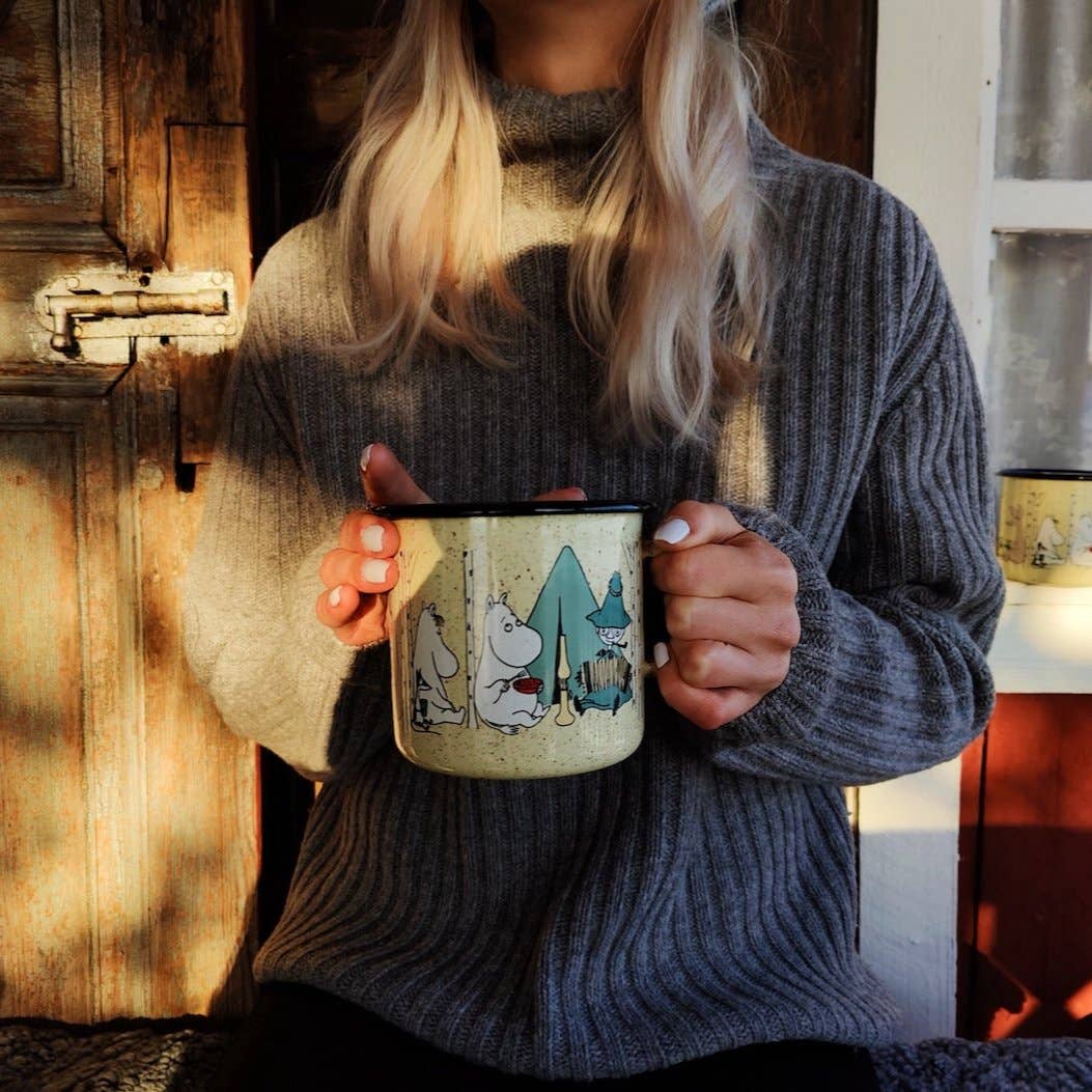 *MOOMIN | Enamel XL Mug | Campers | 0.80L