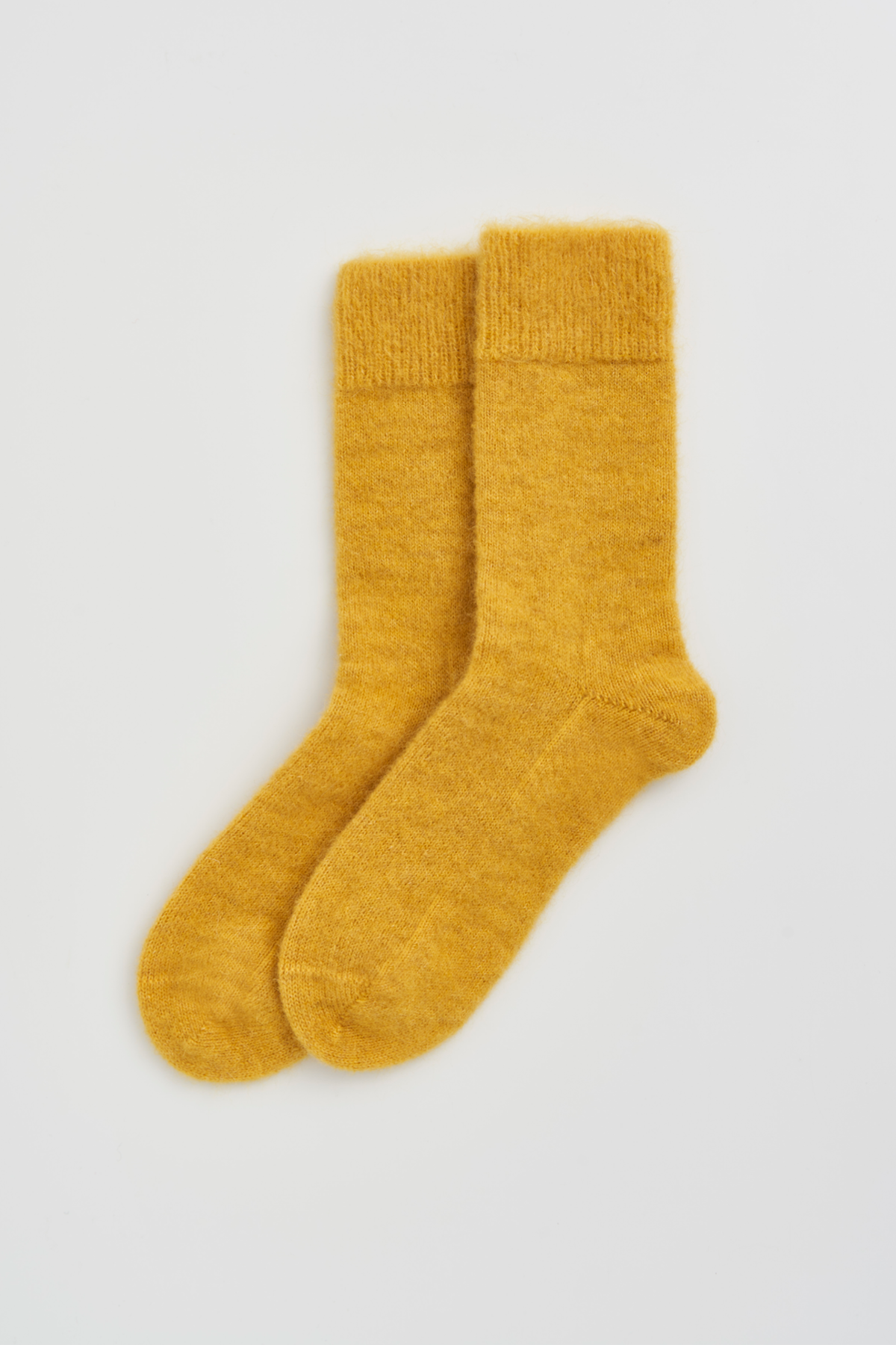 Dandelion Yellow Ultra Soft Alpaca Socks: Dandelion Yellow / Medium (UK 8-10)