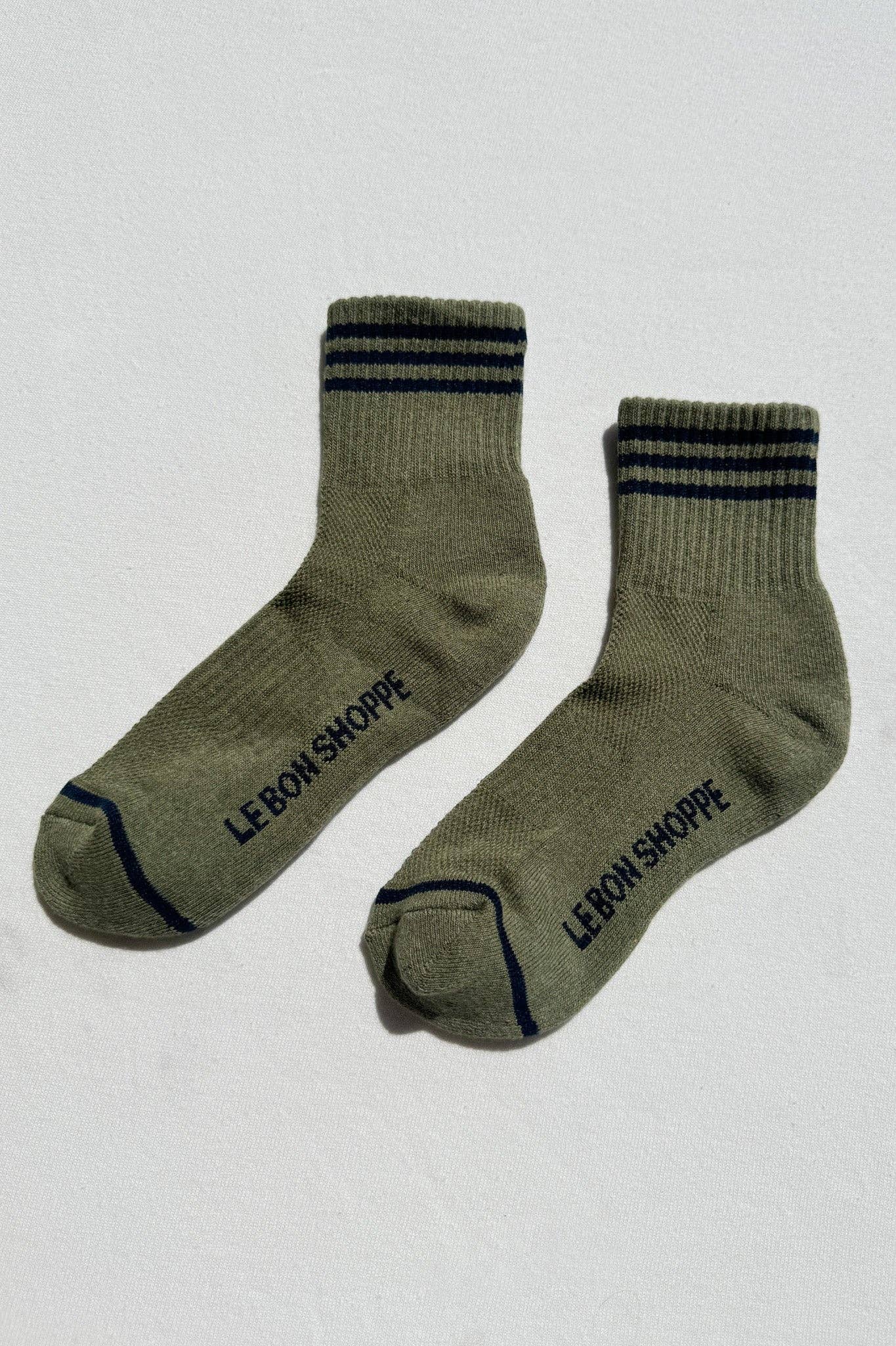 Girlfriend Socks Sage - Le Bon Shoppe