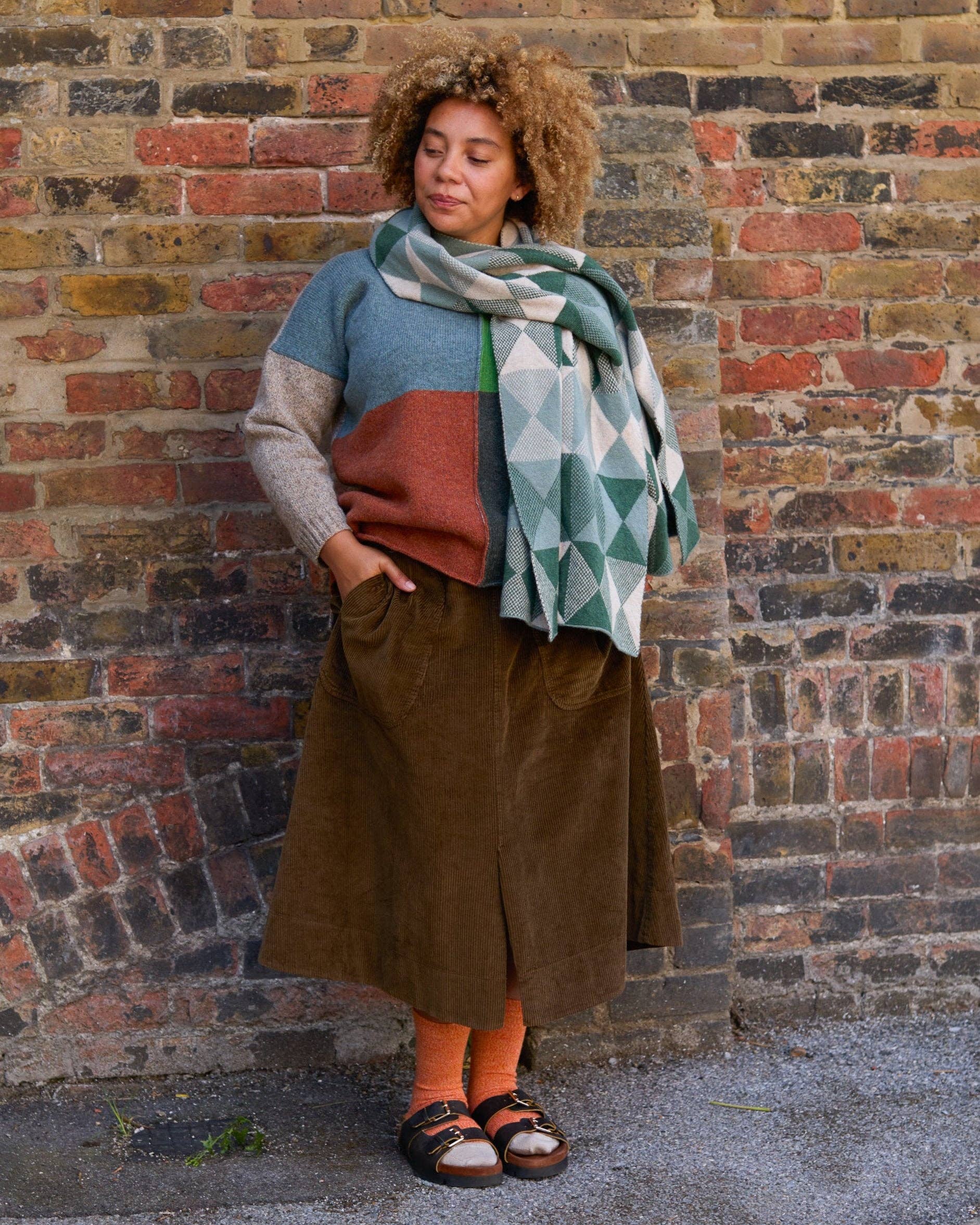 Fine Merino Wool Socks | Tangerine: UK 4-7 - Rove Knitwear