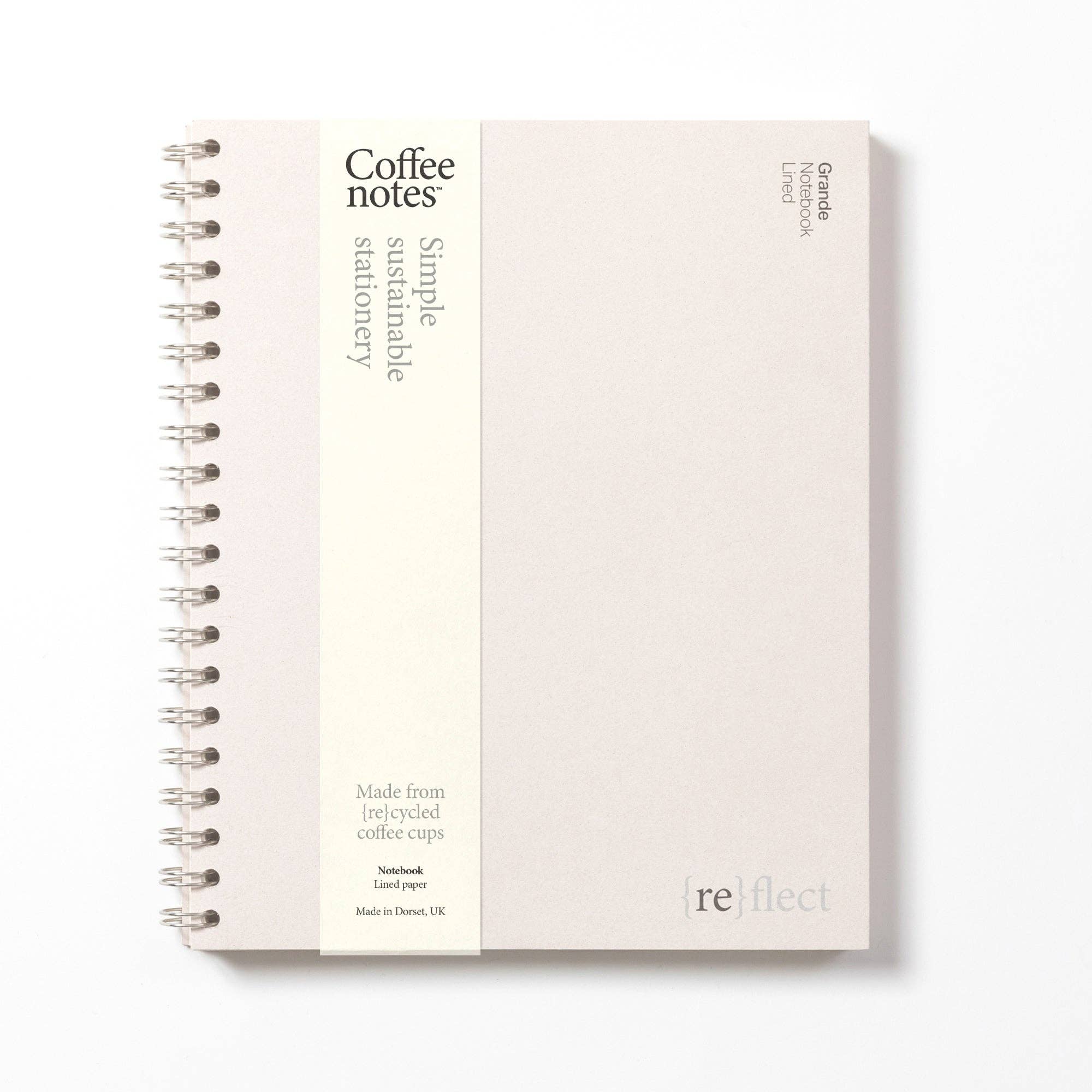 Grape Wirebound Notebook (Lined): Grande
