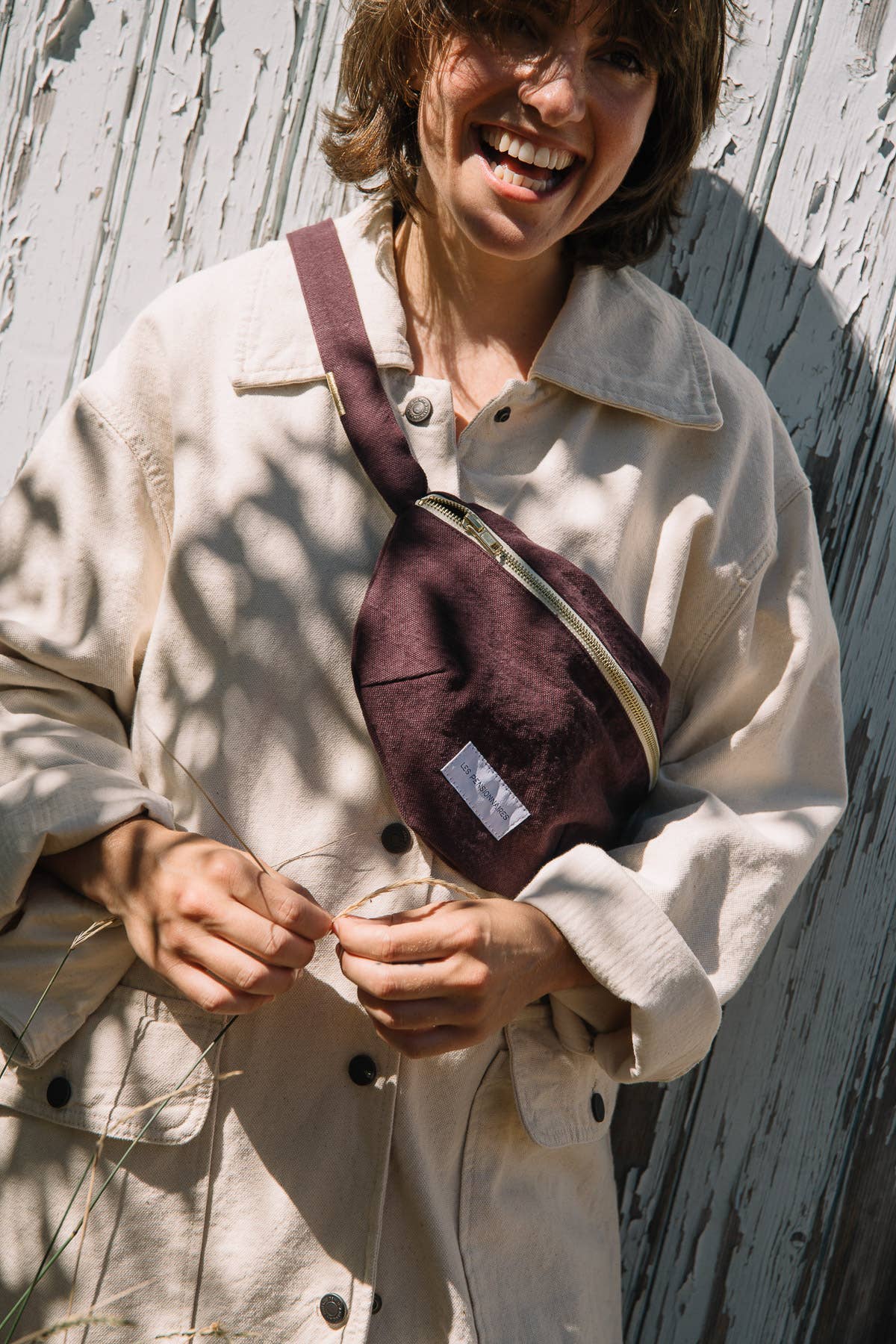 Les Pensionnaires Fanny Pack – Eggplant Purple