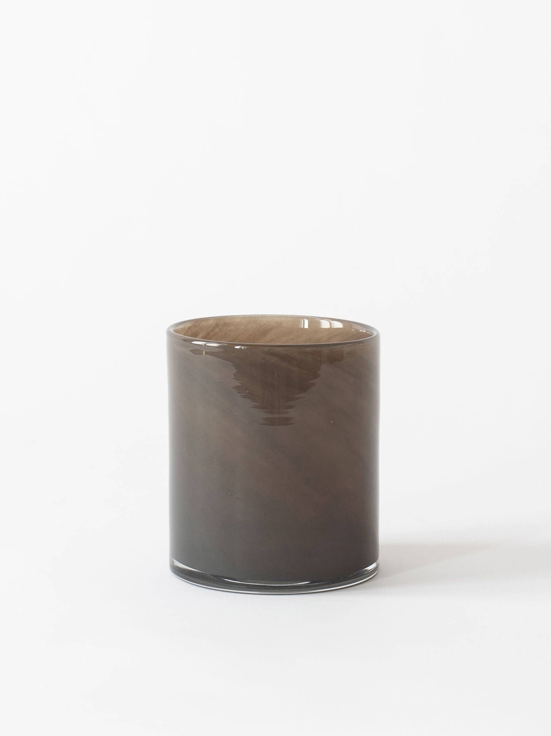 Lyric candle holder - M: Dark Brown