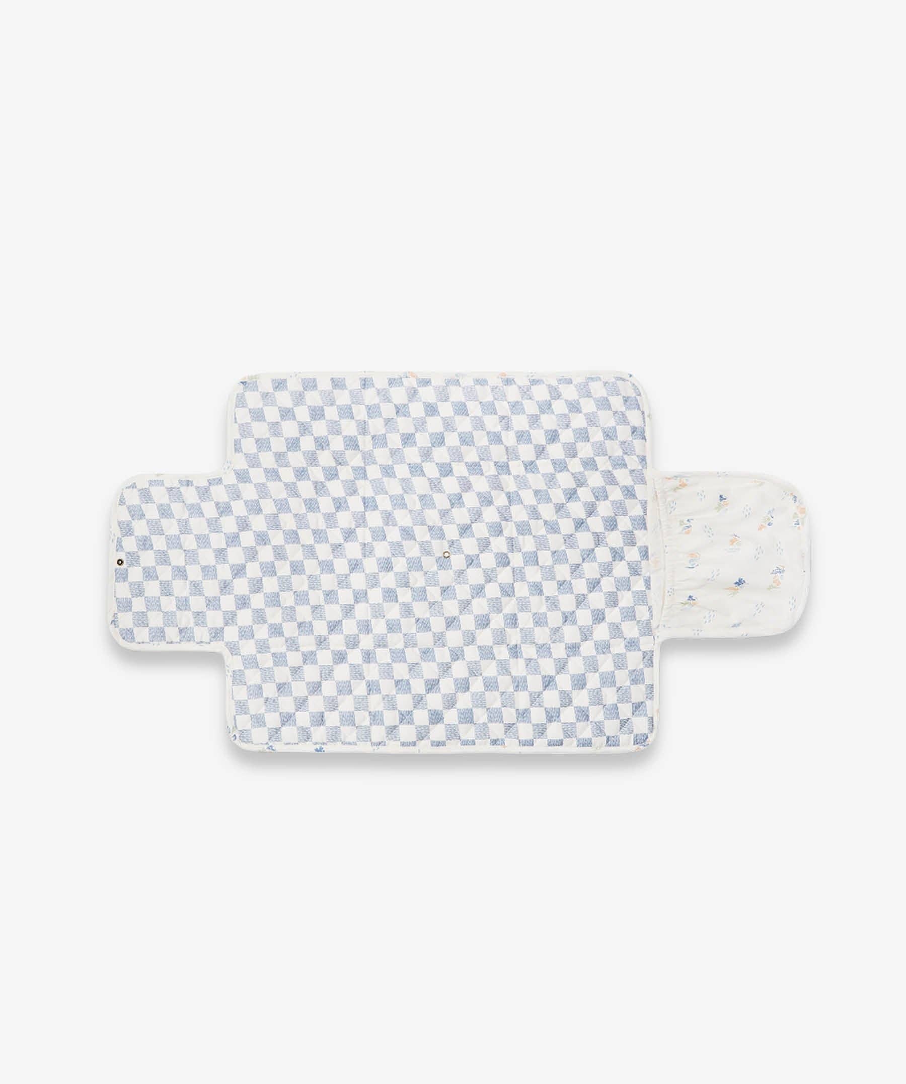 Cotton Travel Baby Changing Mat - Coastline