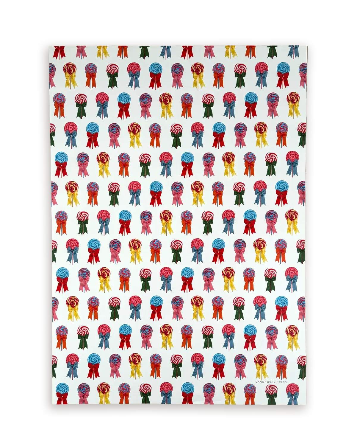Ribboned Lollies Wrapping Paper | Luxury Gift Wrap Sheet