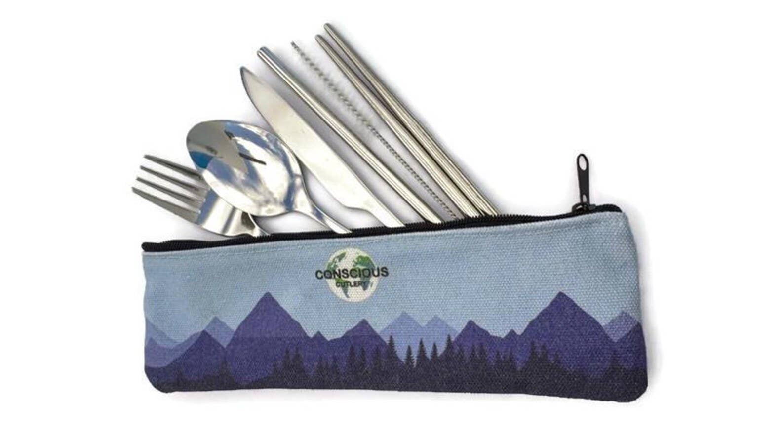 Blue Mountains Travel Cutlery Set — Conscious Cutlery