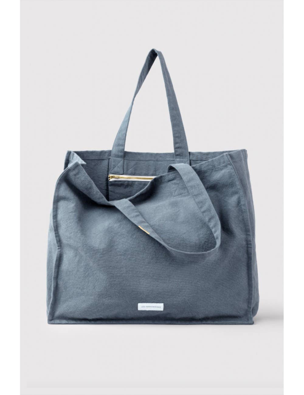 Organic Cotton Canvas Tote Bag in Horizon Blue