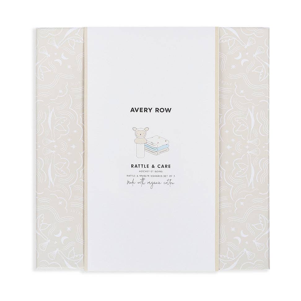 Avery Row Rattle & Care New Baby Gift Set – Little Farm