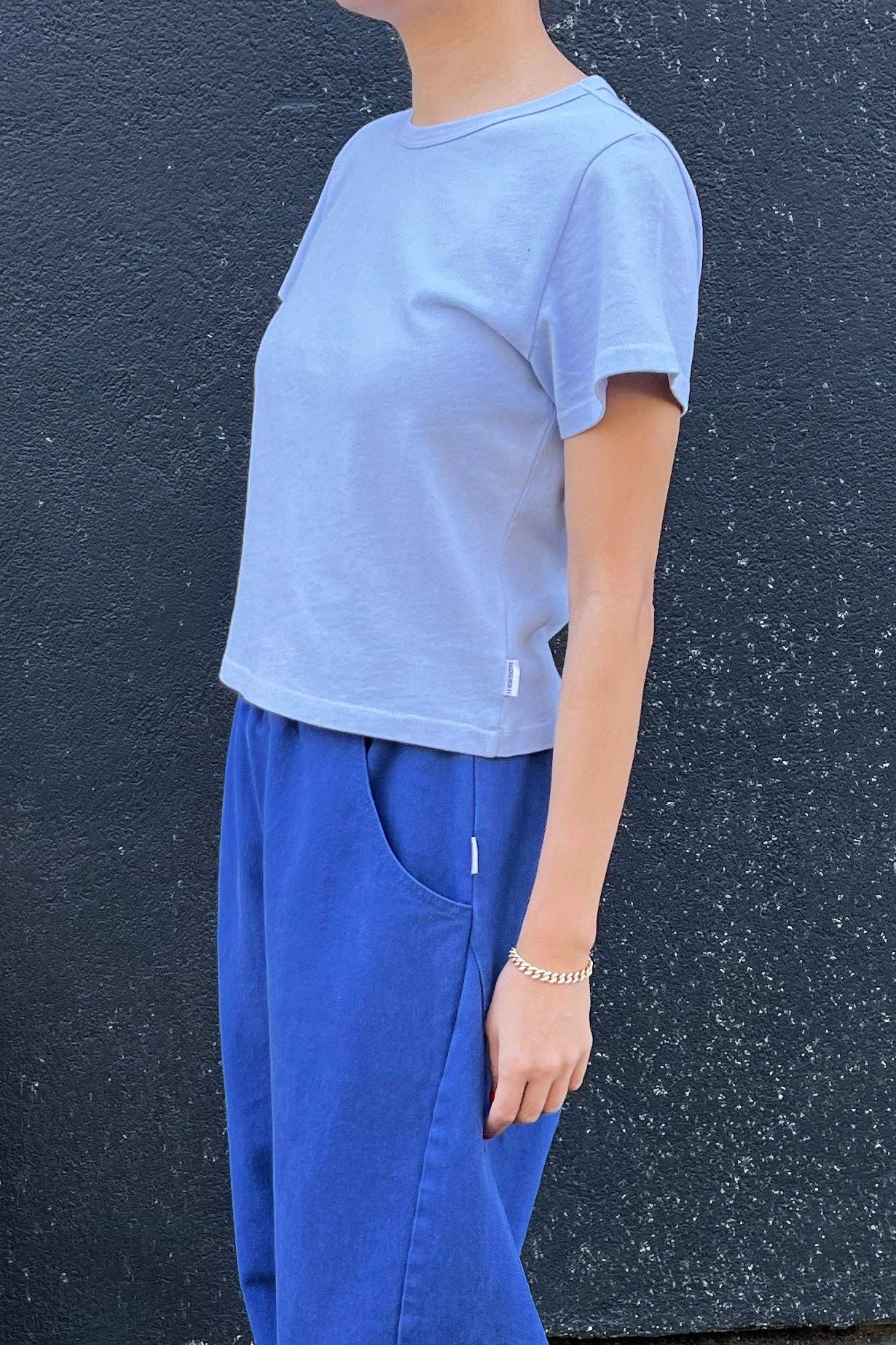 The Little Boy Tee in Premium Jersey: Serenity — Le Bon Shoppe