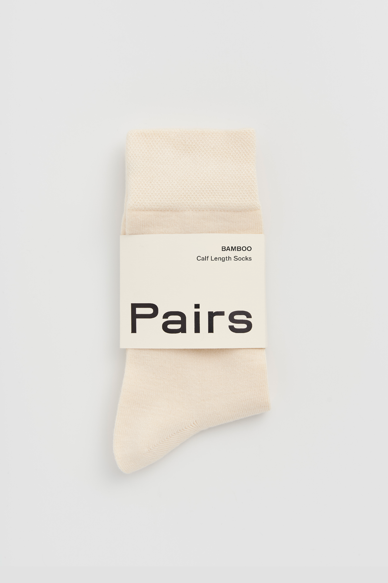 Clotted Cream Bamboo Socks: Clotted Cream / Large (UK 9-13)