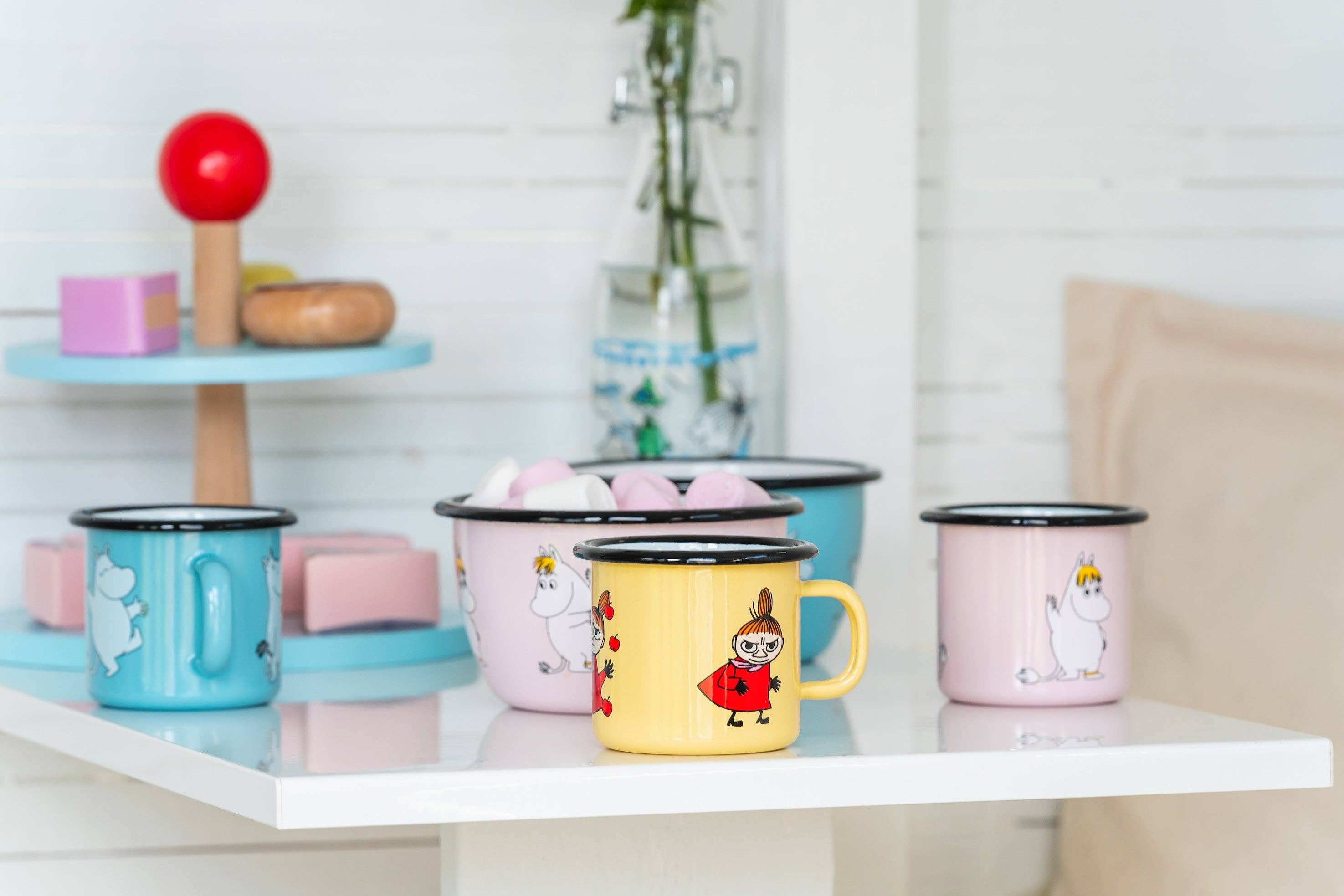 MOOMIN | Enamel Mug | Snorkmaiden - Light Pink | 0.25L