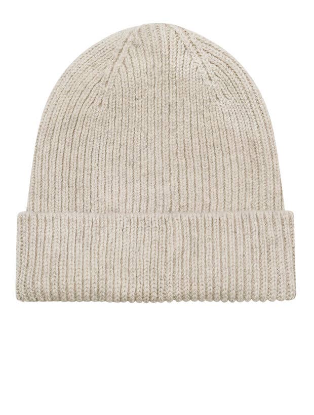 Genevieve Sweeney Lambswool Ribbed Beanie