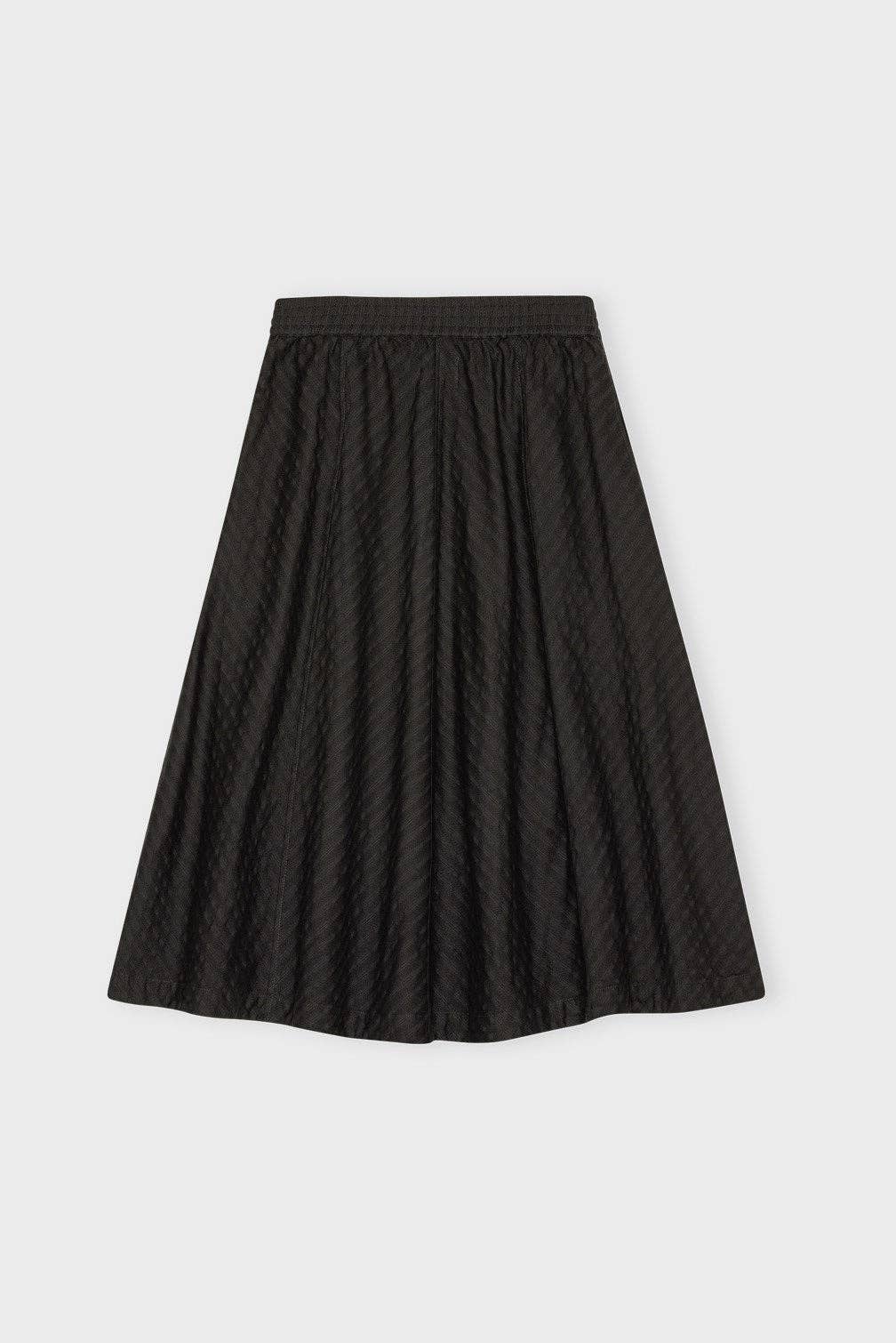 Pin skirt twill: Moonless night / M
