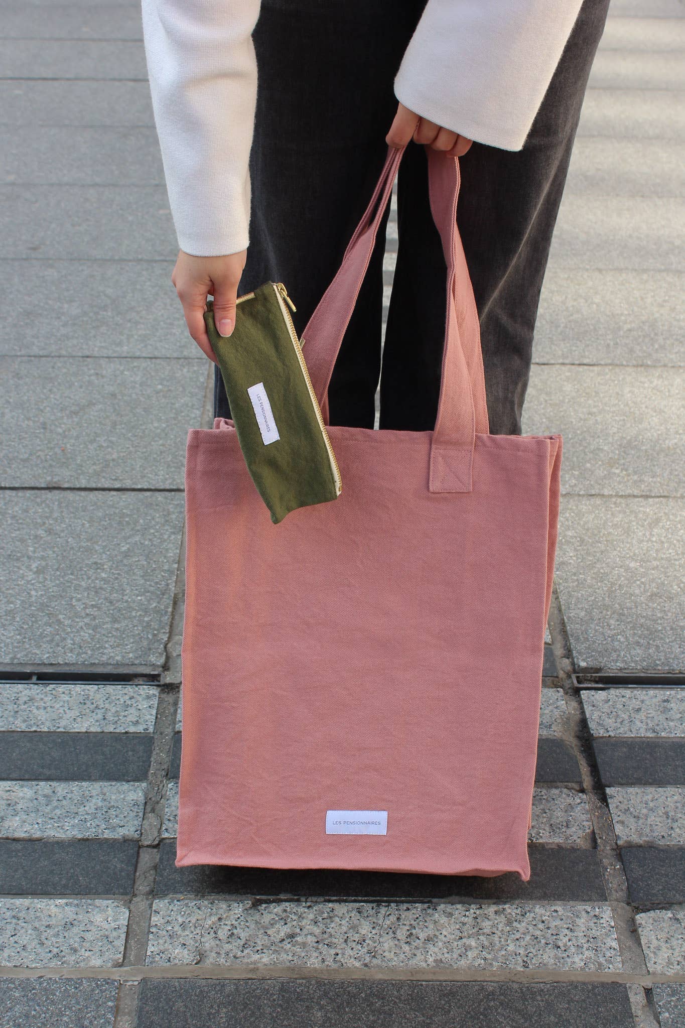 Les Pensionnaires Pencil Case in Caper Green