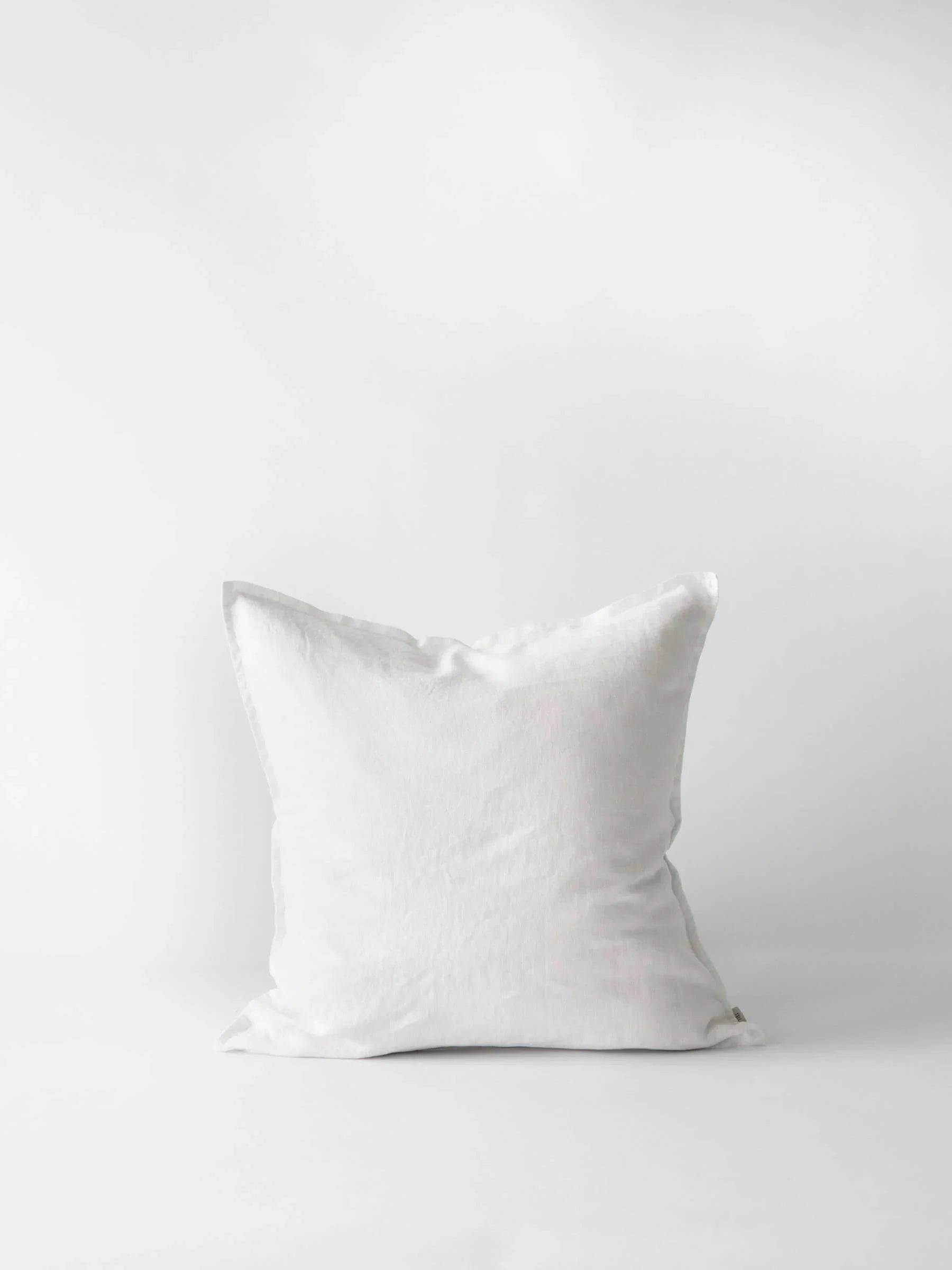 Casa pillow white linen cushion, premium minimalist home decor accessory