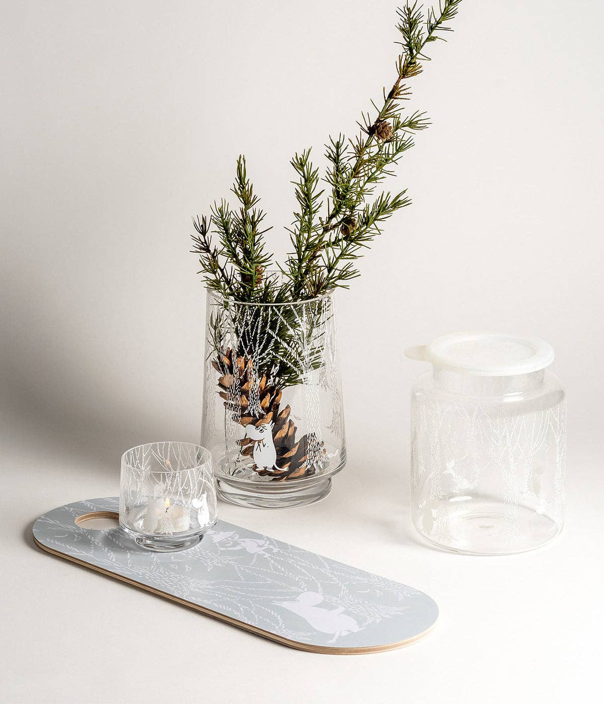 MUURLA | Moomin | Tealight Holder | Small Bowl | In The Woods