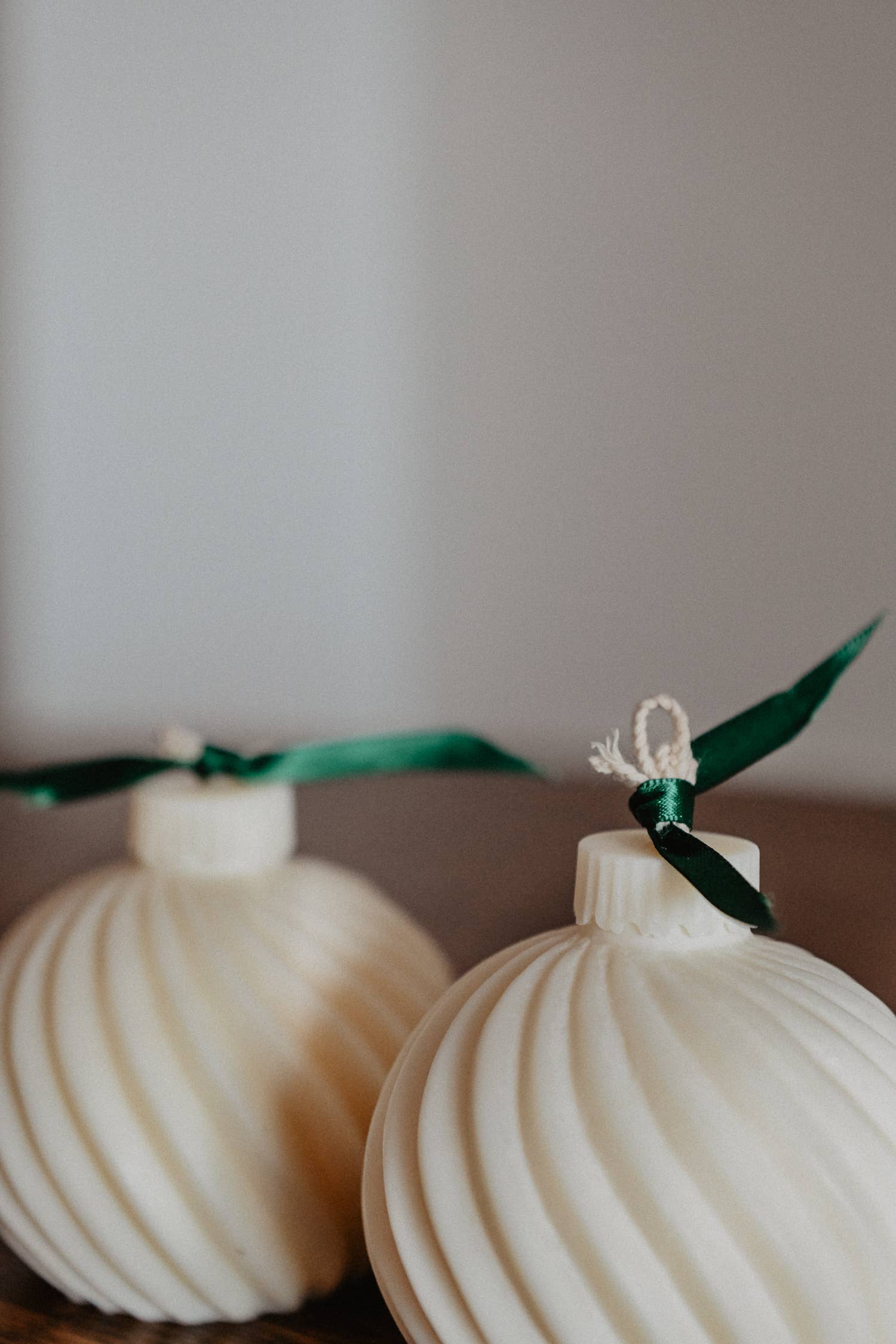 Spiral Christmas Ball Candle