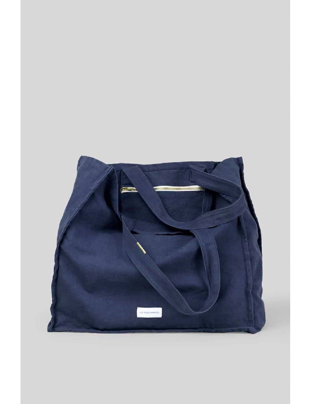 Les Pensionnaires Organic Cotton Tote Bag – Storm Blue