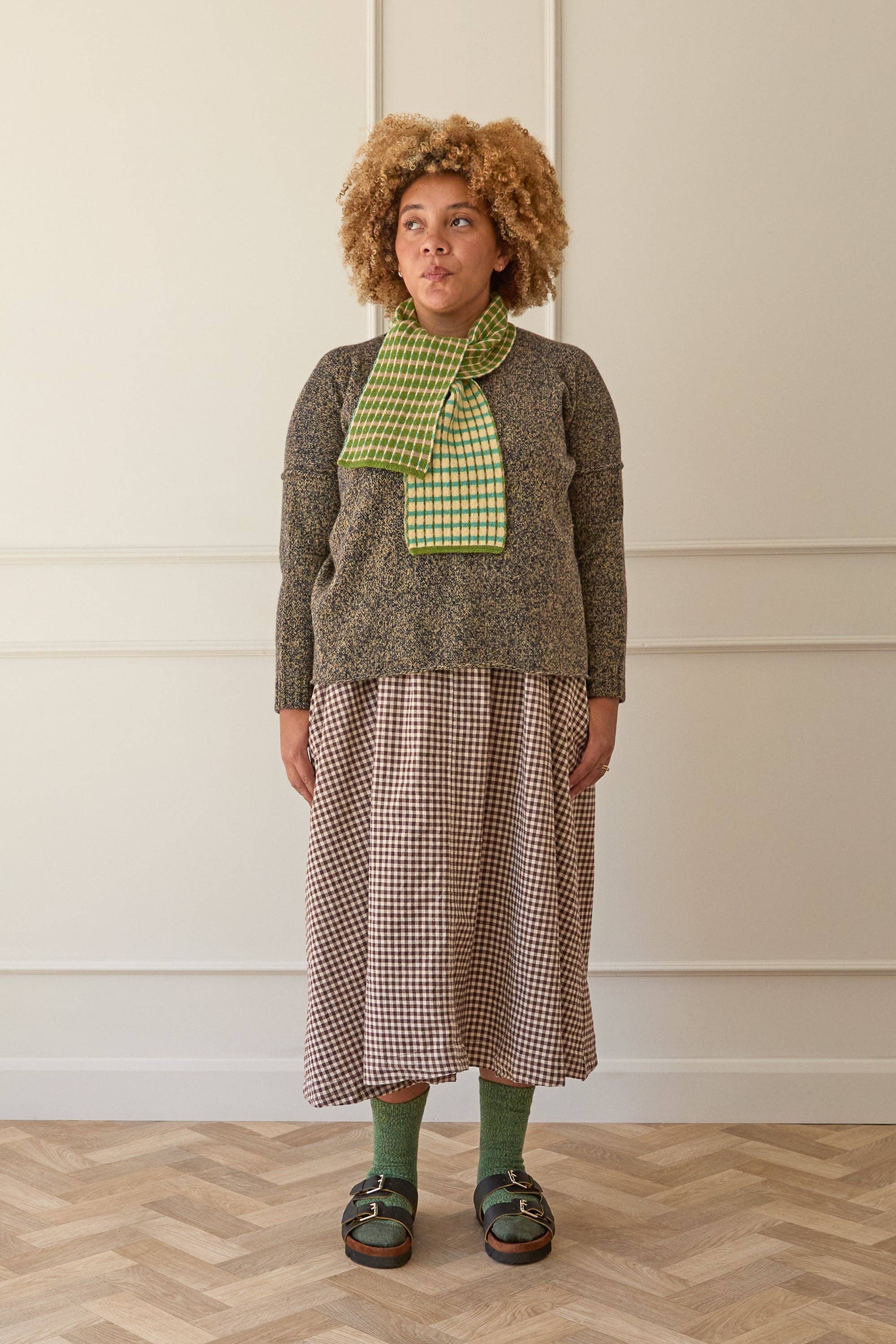 Fine Merino Wool Socks | Green: UK 4-7