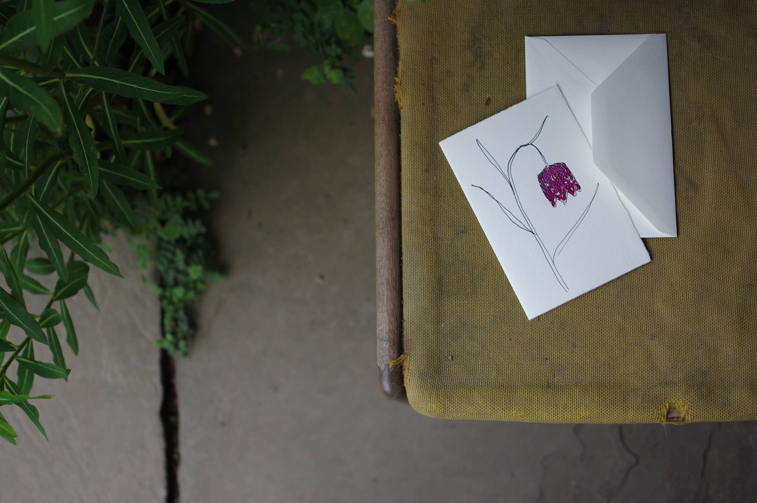 In The Meadow Card - Snake's Head Fritillary