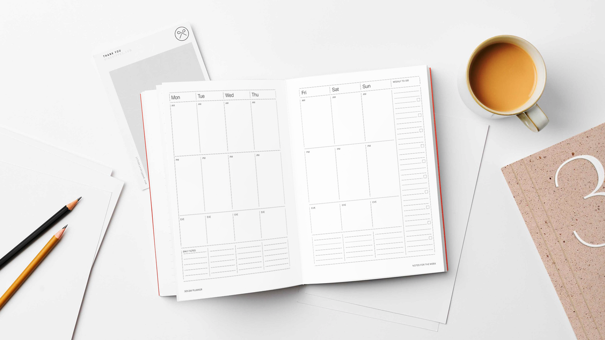 Kinshipped A5 Lay Flat 365 Undated Planner