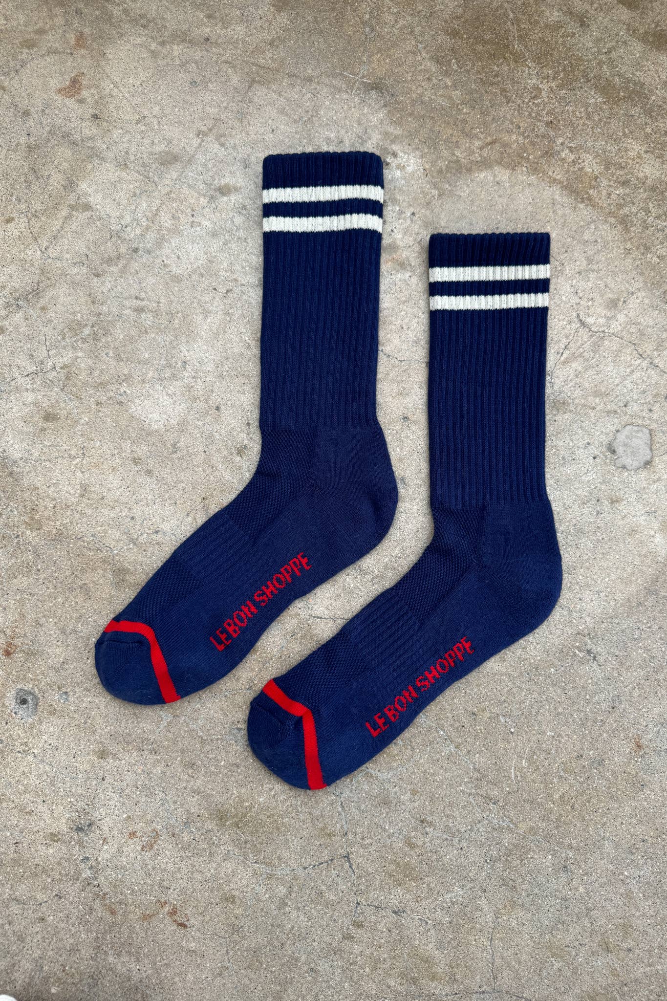 Extended Boyfriend Socks - Brown - Le Bon Shoppe