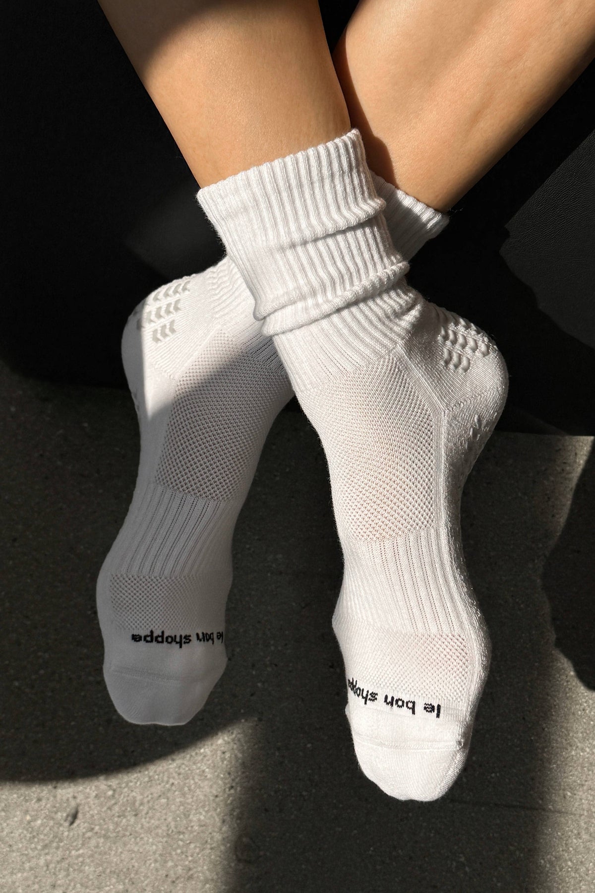 Le Bon Shoppe Grip Gym Socks