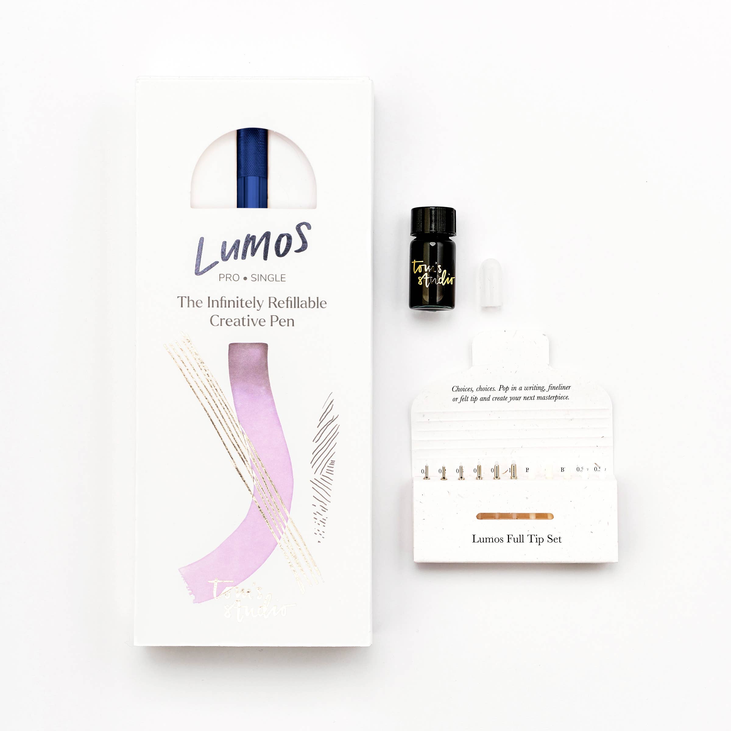 Lumos Pro - Refillable Multi-Tip Pen: Ivy / Duo Tip