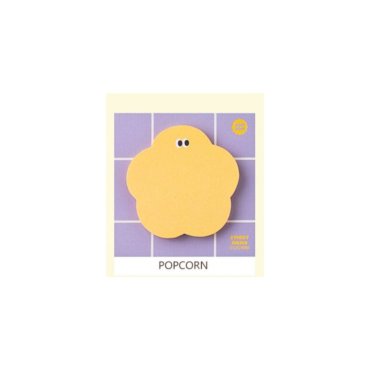 Livework Somsom Small Sticky Memo: Popcorn
