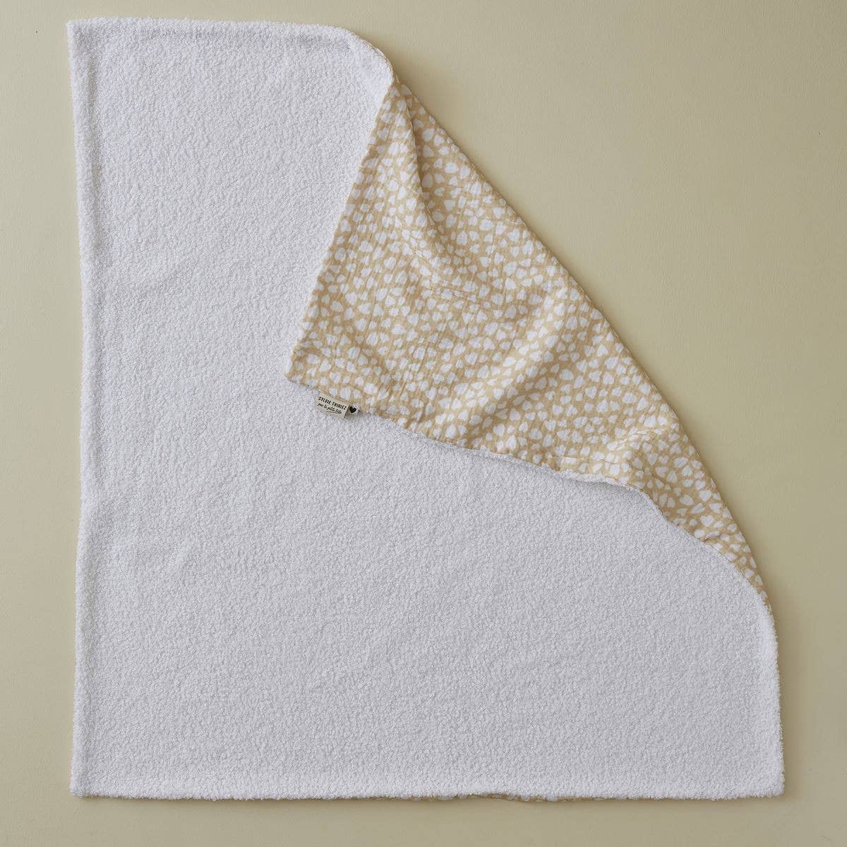 Polar Fleece Blanket - Petit Coeur 80x90cm | Sylvie Thiriez