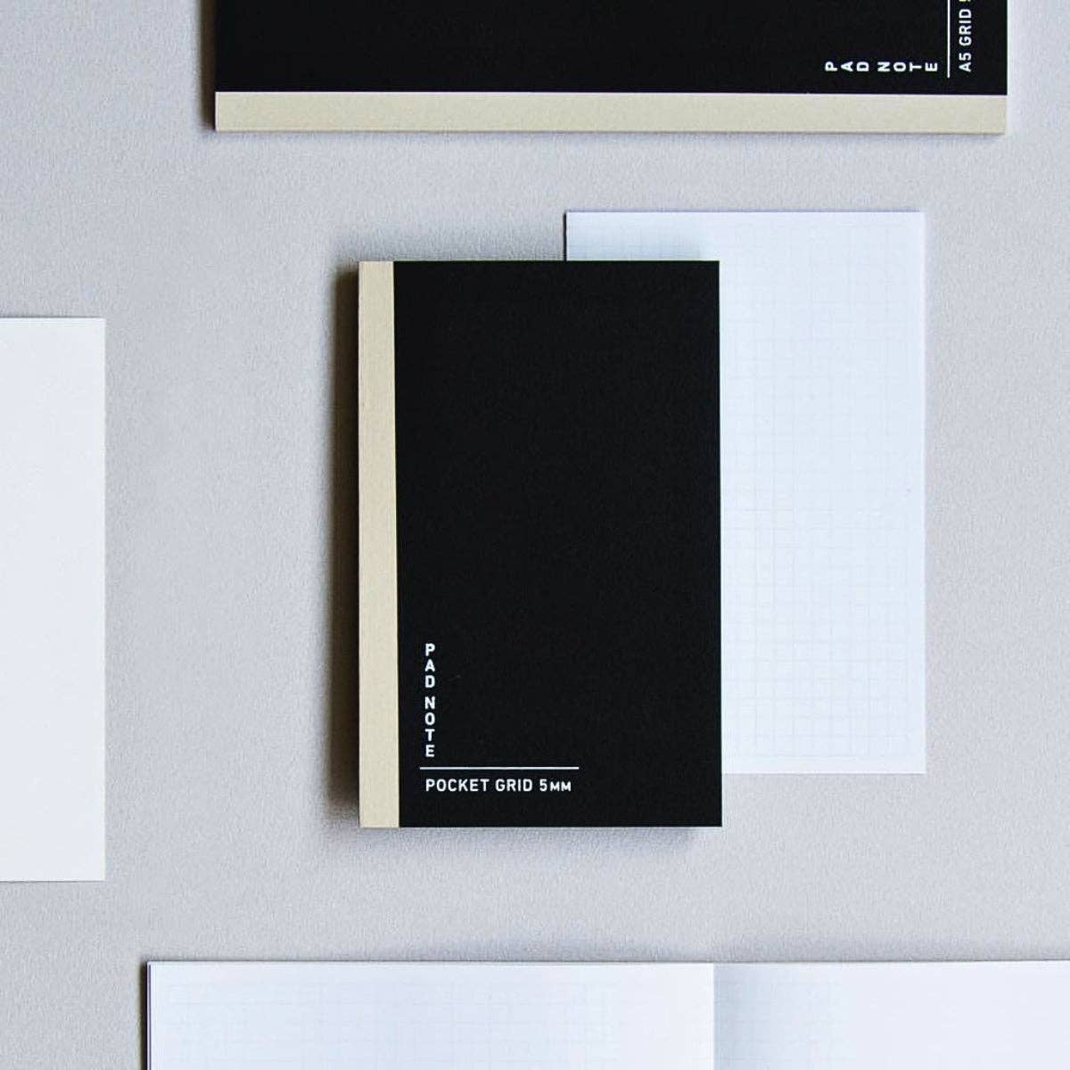 Sikigu Pad Note – Easy Peel Off Notebook: Gray / Square / Plain
