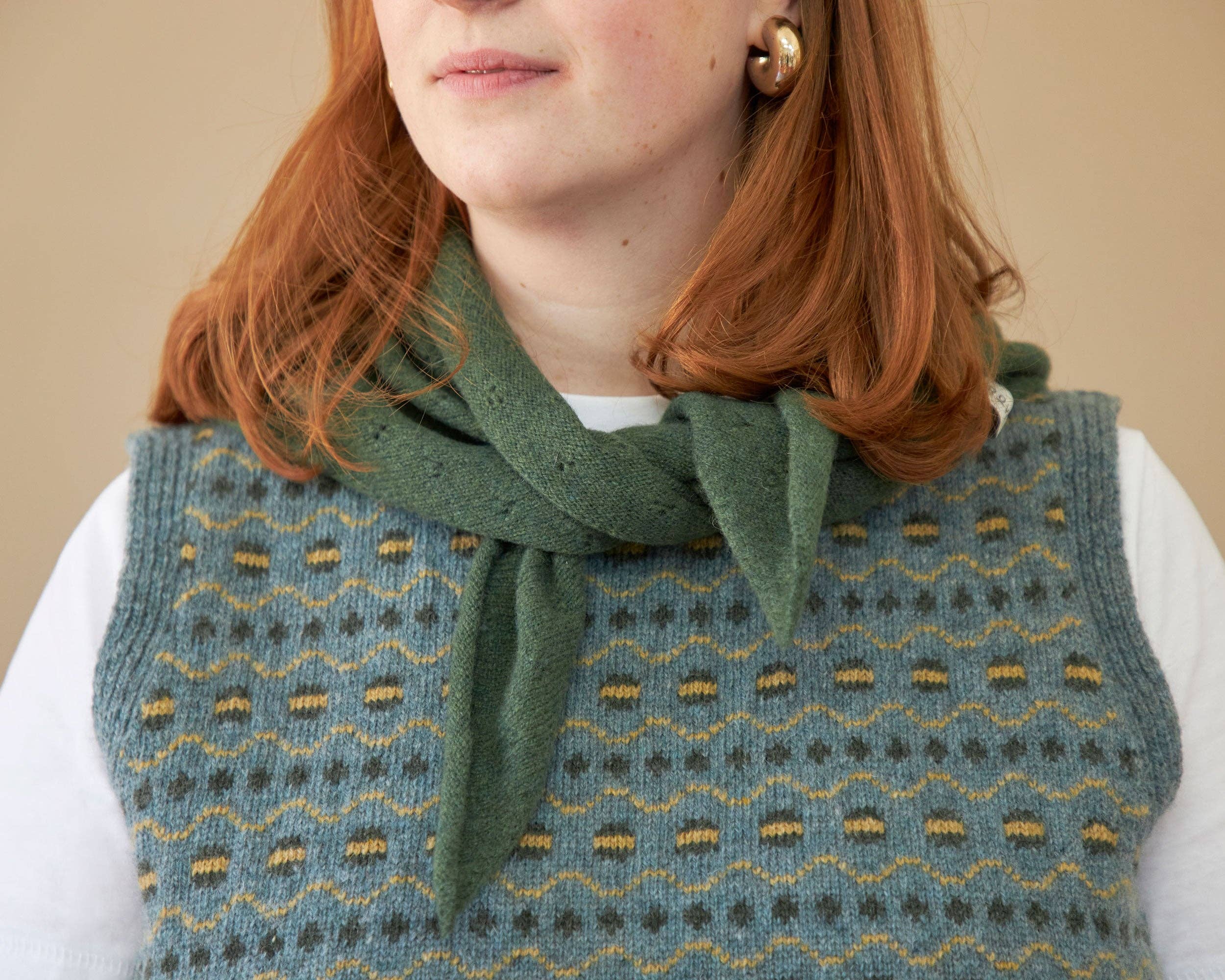 Pointelle Neckerchief | Rosemary