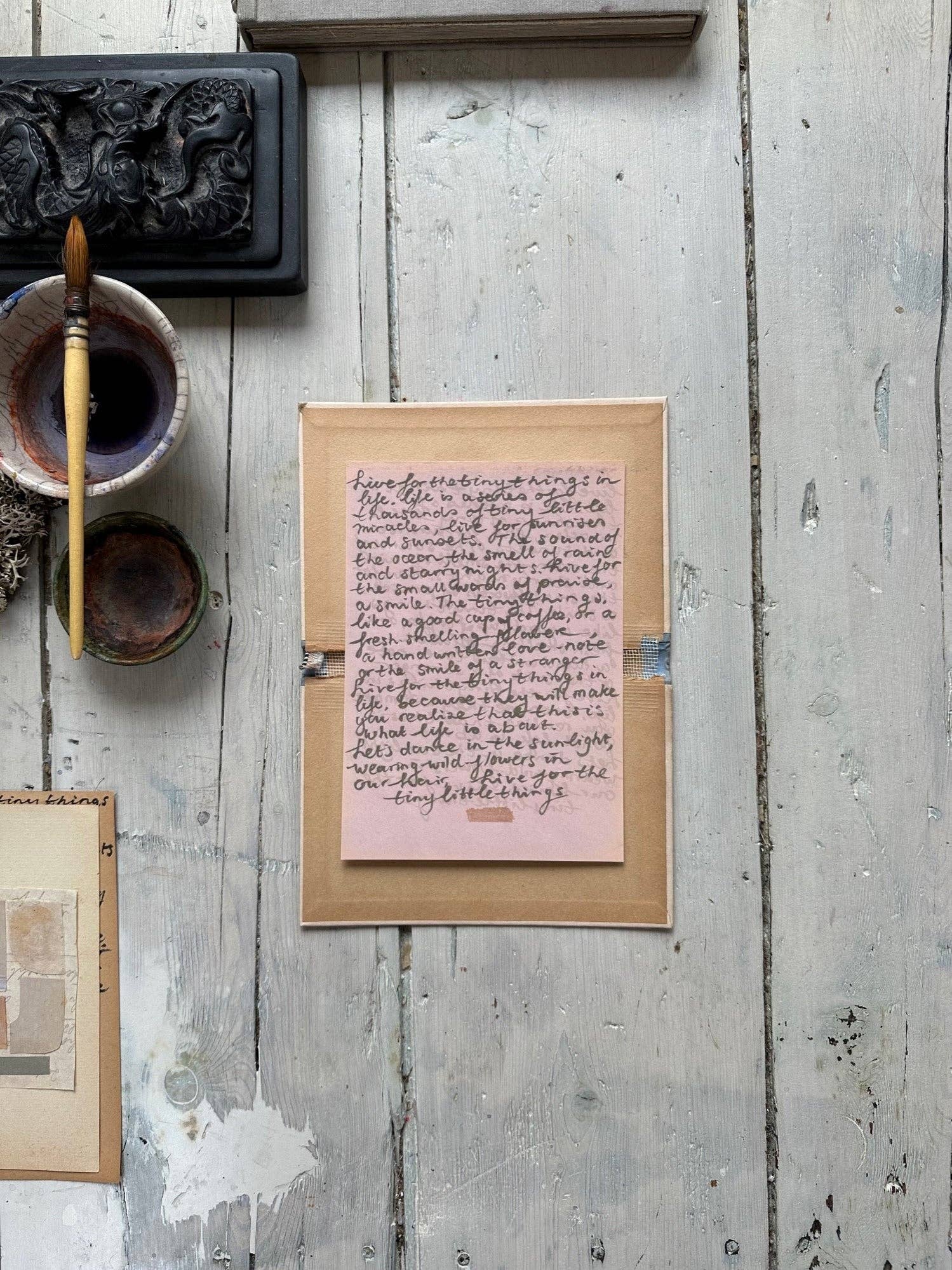 Art Card "Tiny Little Things": Tinystories