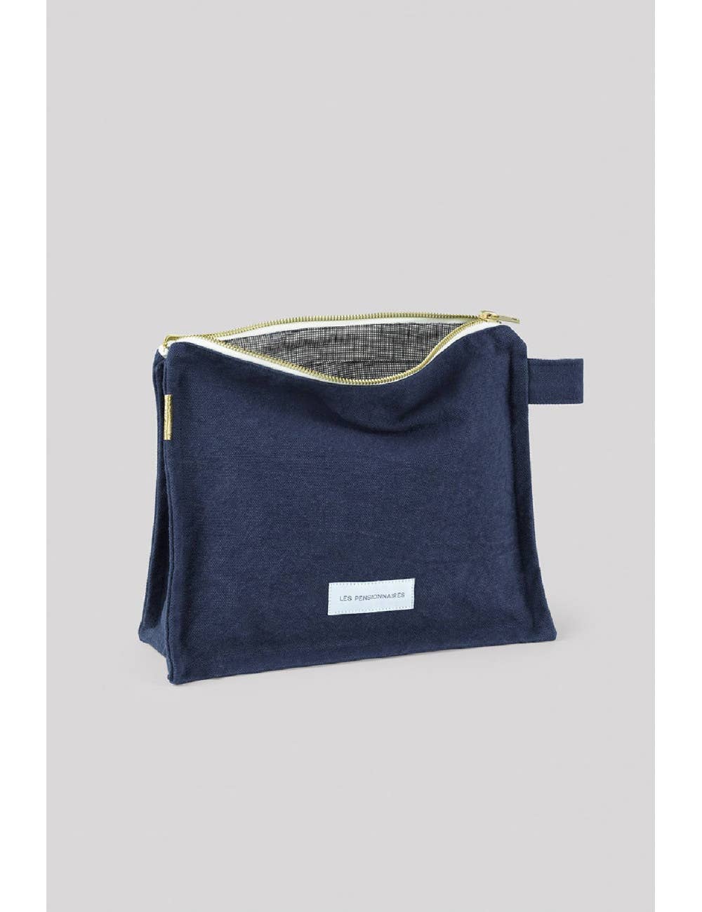Organic Cotton Canvas Toiletry Bag Storm Blue