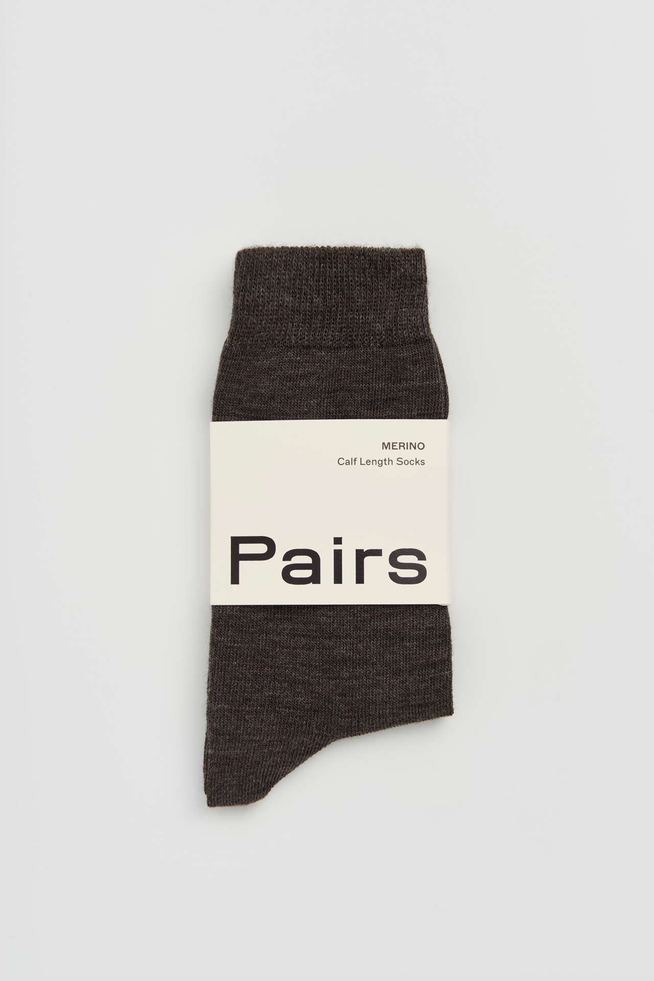 Deep Earth Brown Merino Socks: Deep Earth Brown / Large (UK 11-13)