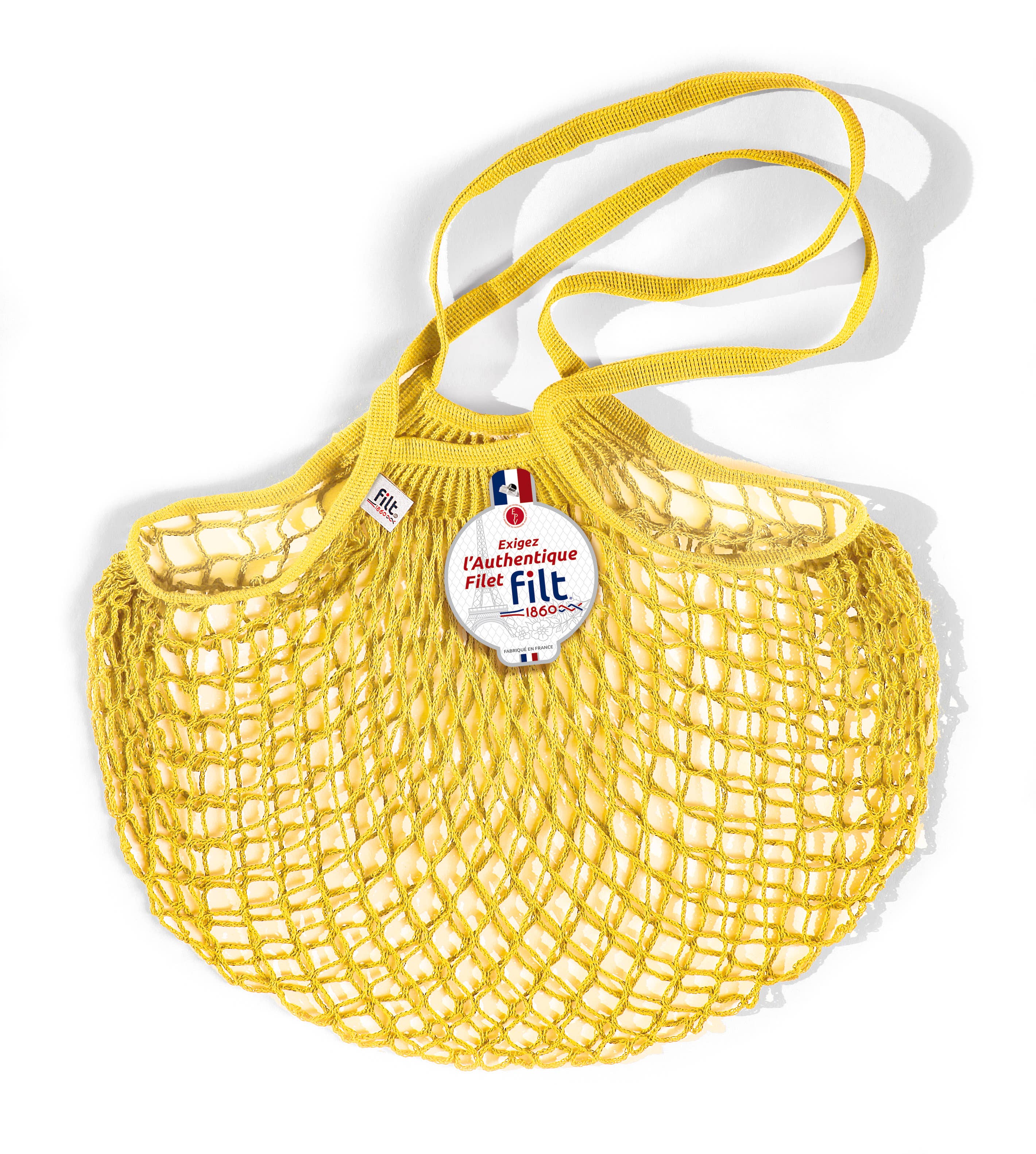 Net Shopping Bag Yellow Solarium - Filt1860