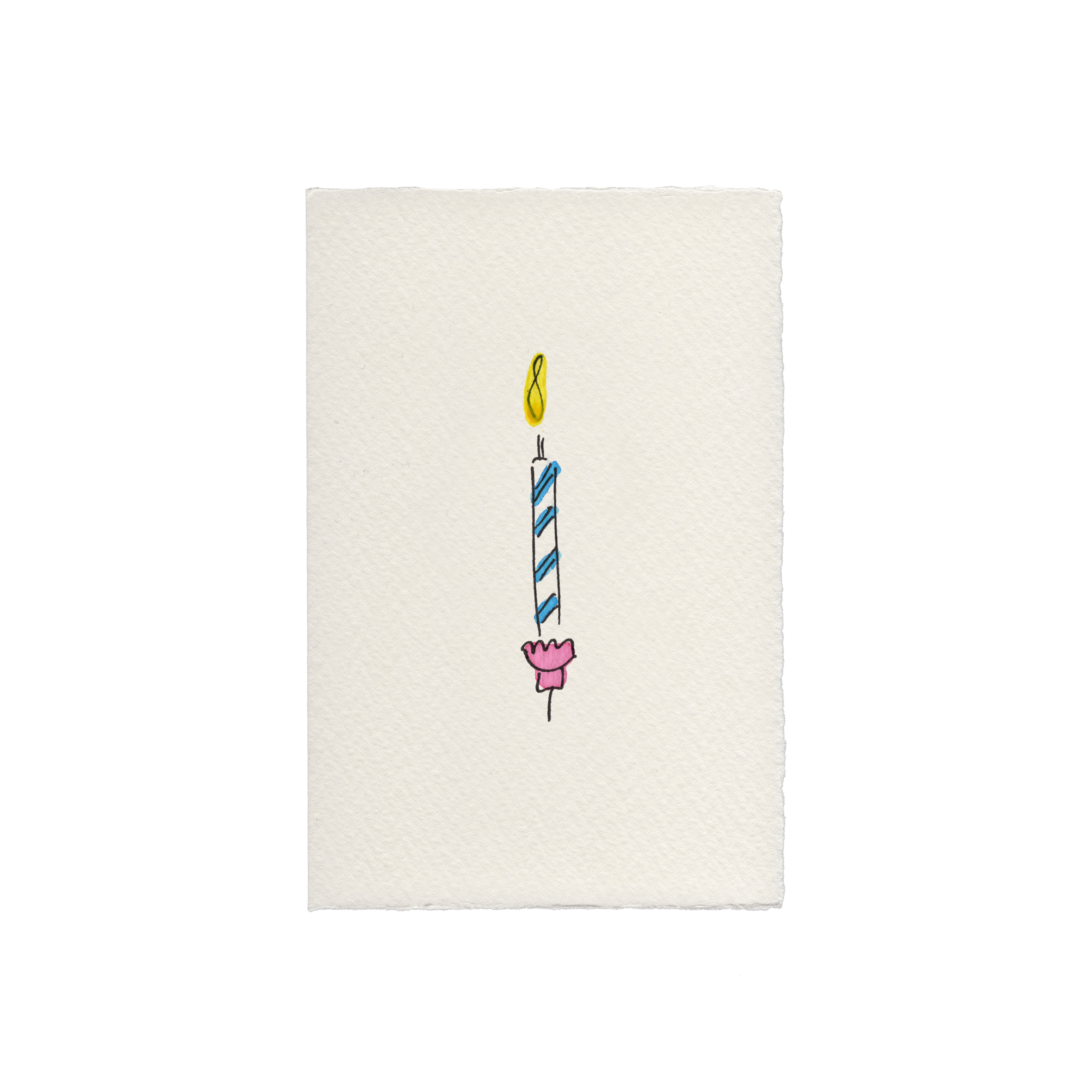 Birthday Candles Card: 1