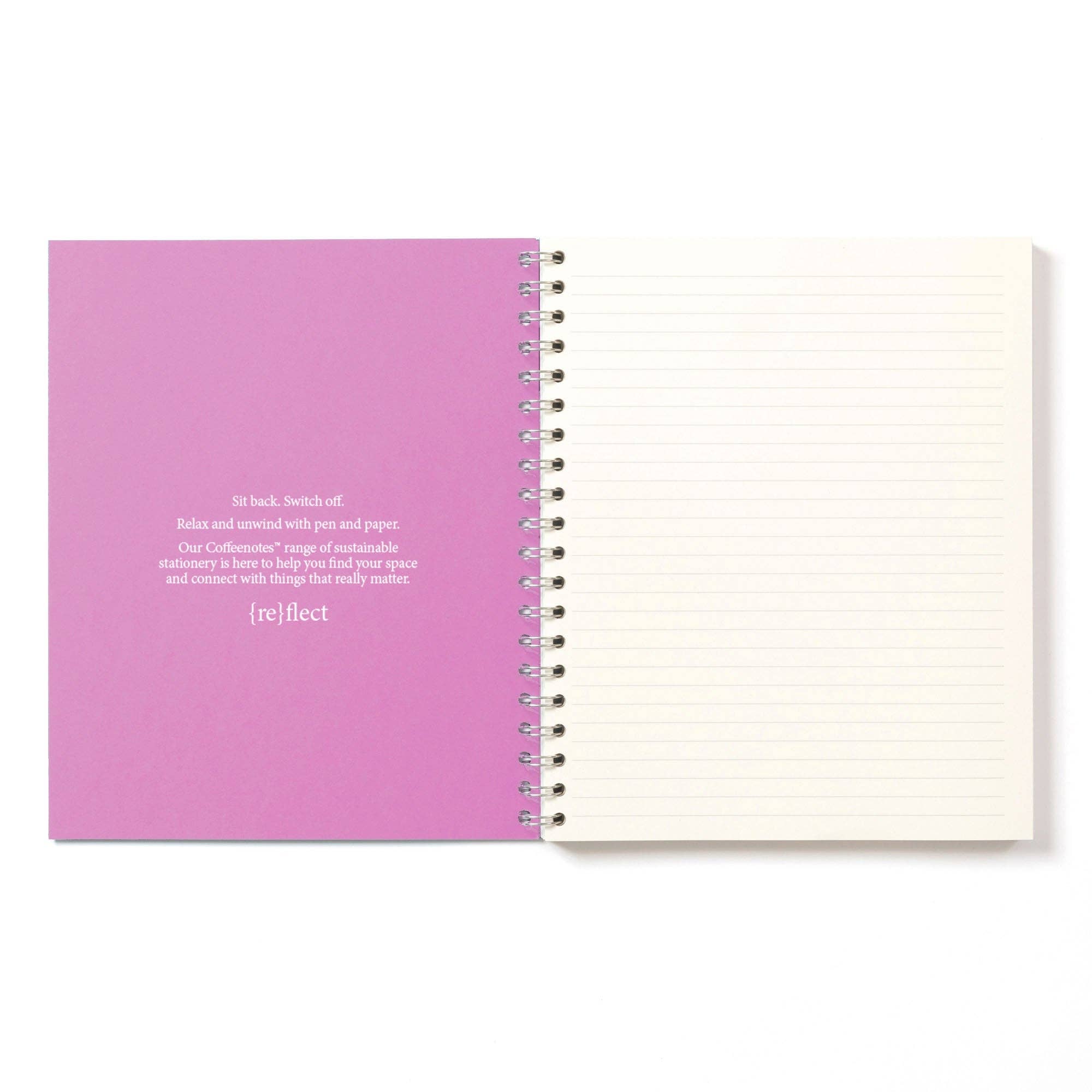 Lilac Wirebound Notebook (Lined): Grande