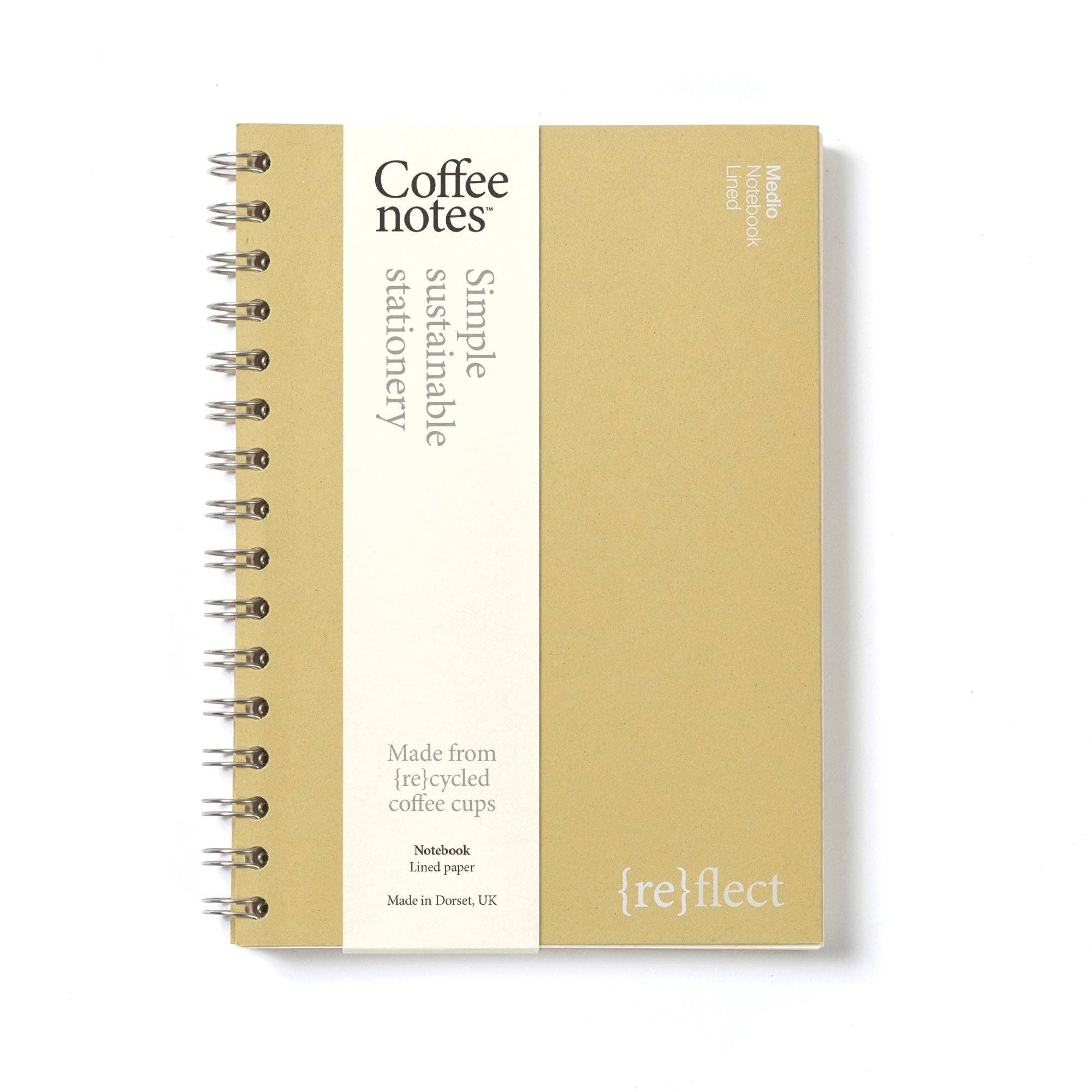 Olive Wirebound Notebook (Lined): Grande