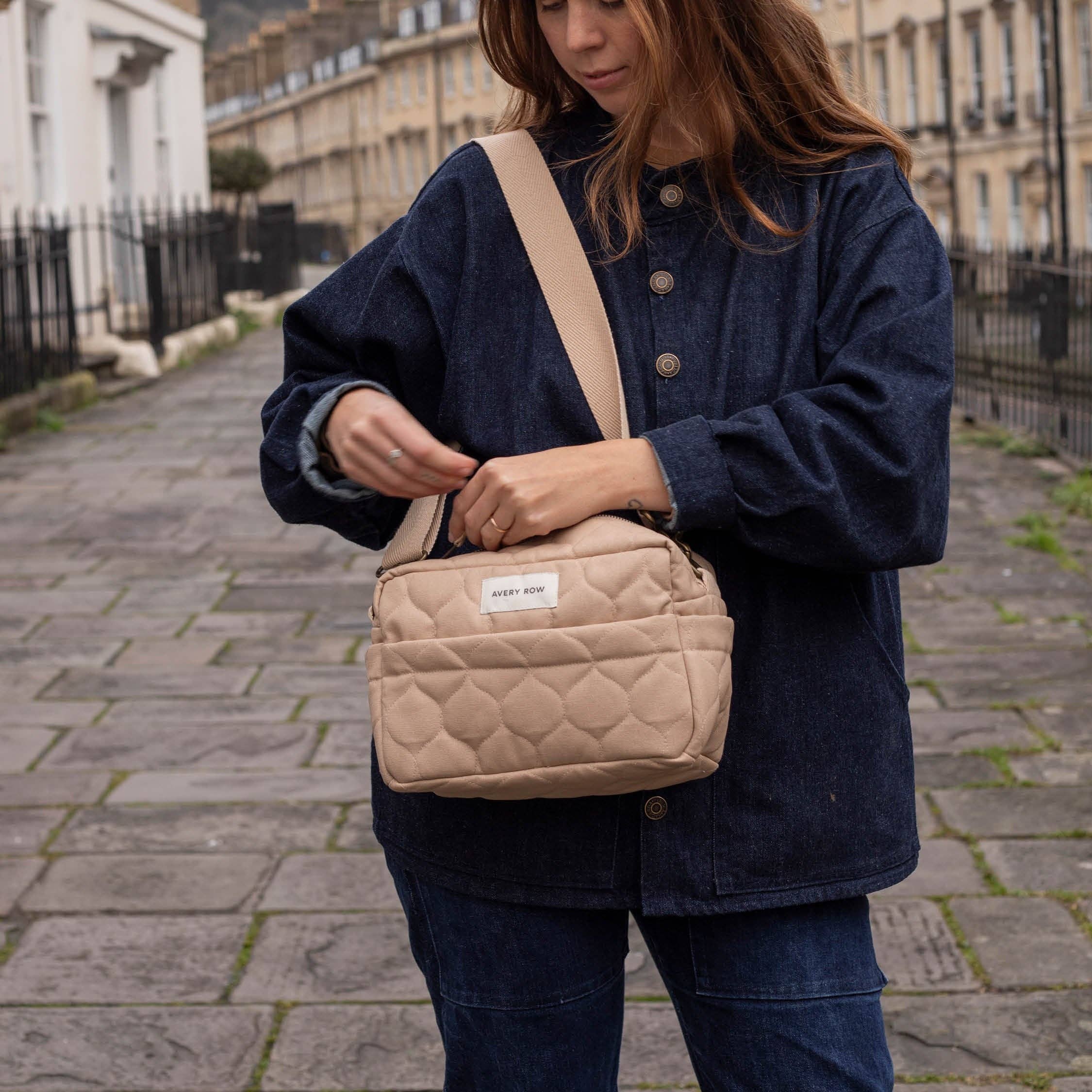 Avery Row Pram Organiser Bag - Natural